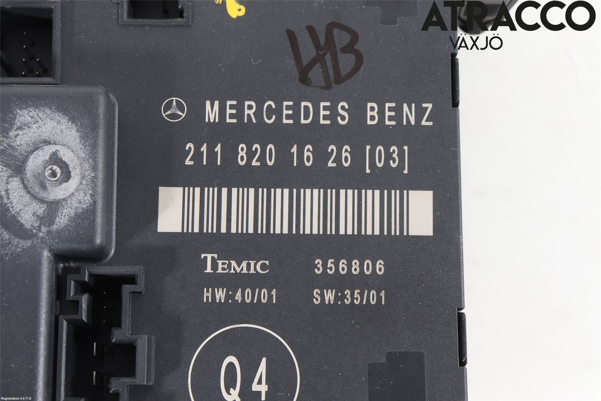 Mercedes-Benz MB E-KLASS (W211) 02-09 Styreenhet Dør