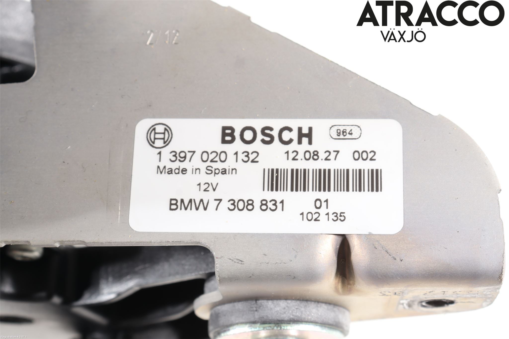BMW 5 F10/F11/F18 09-17 Viskermotor Bakluke