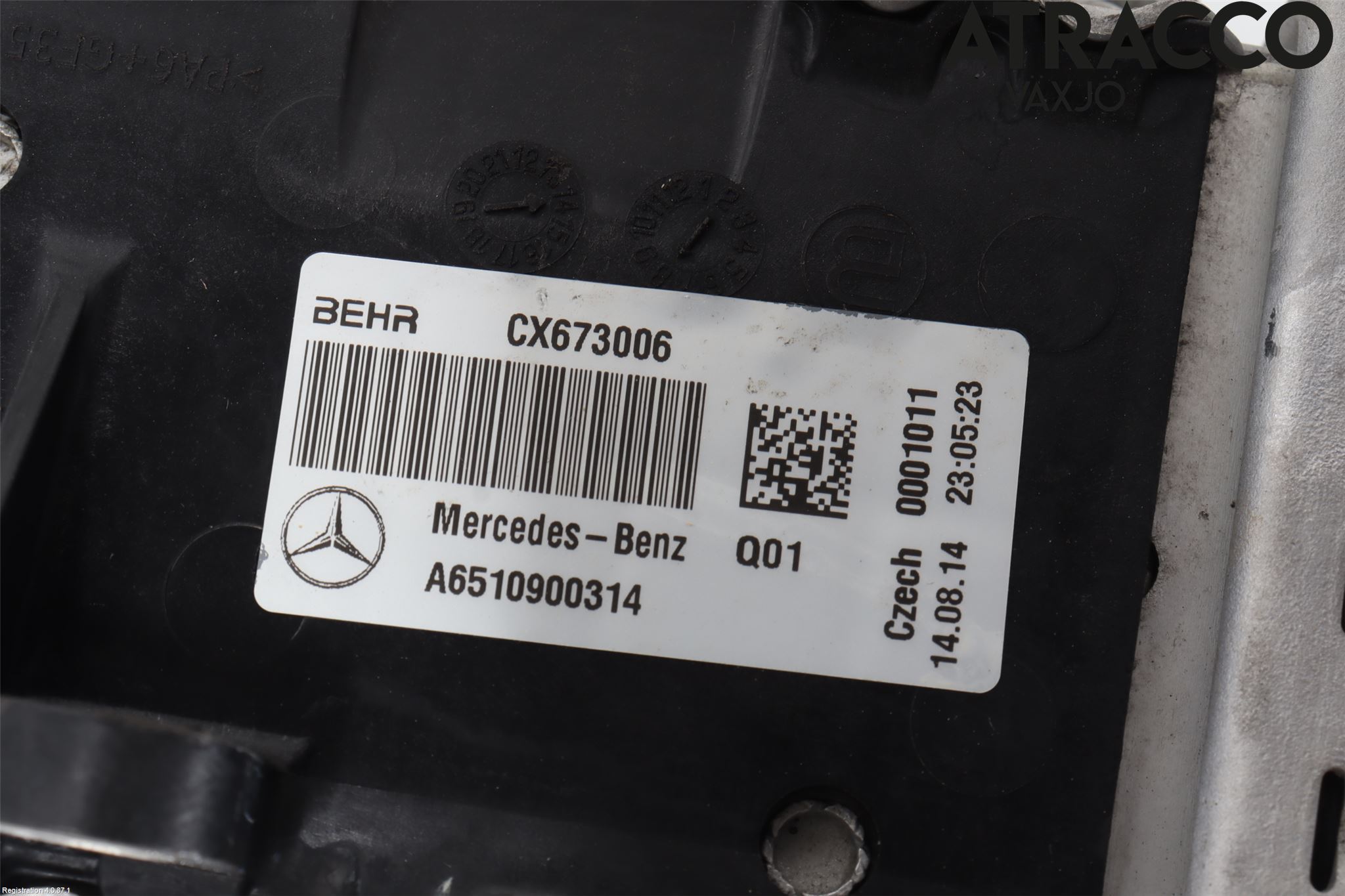 Mercedes-Benz MB C-KLASS (W205) 14-21 Intercooler Radiator