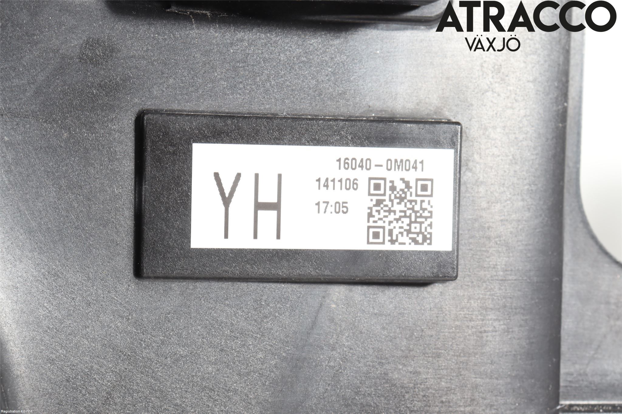 Toyota YARIS XP130 15-20 Kjølevifte-Radiator Hus-Kåpe