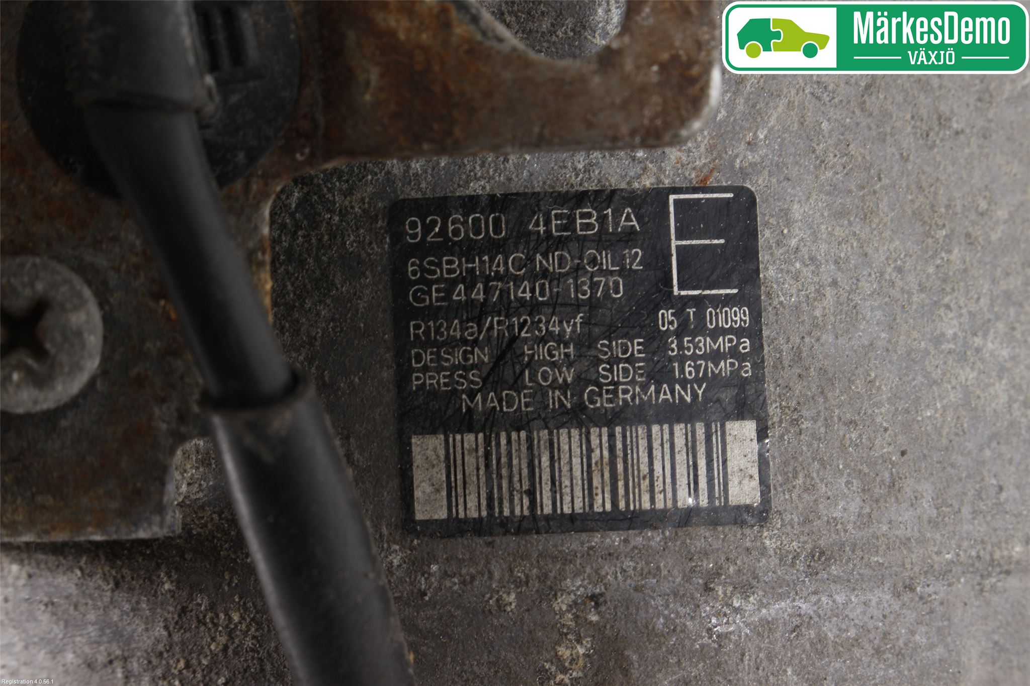 Nissan QASHQAI 14-17 Varme Ac Kompressor