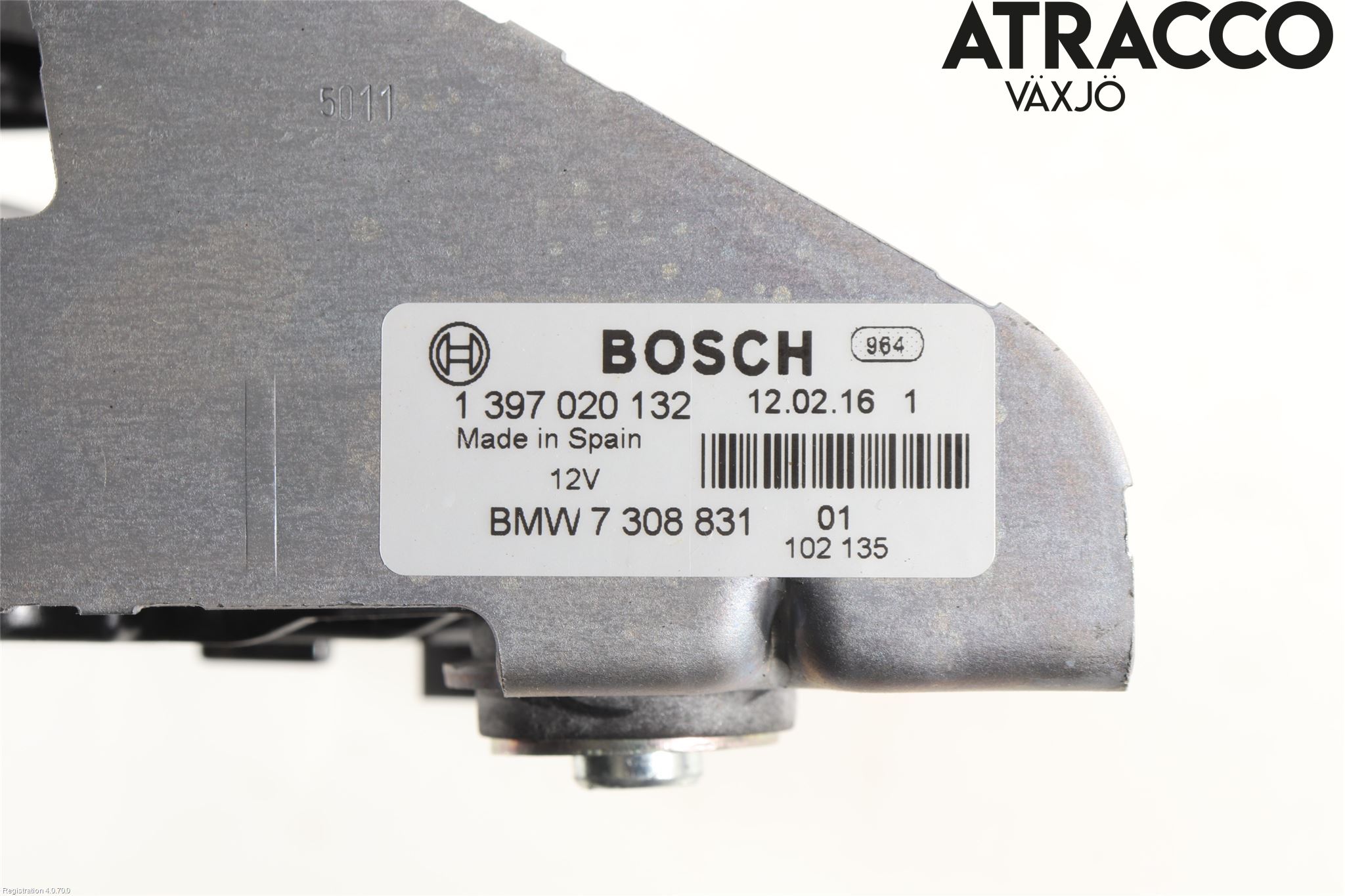 BMW 5 F10/F11/F18 09-17 Viskermotor Bakluke