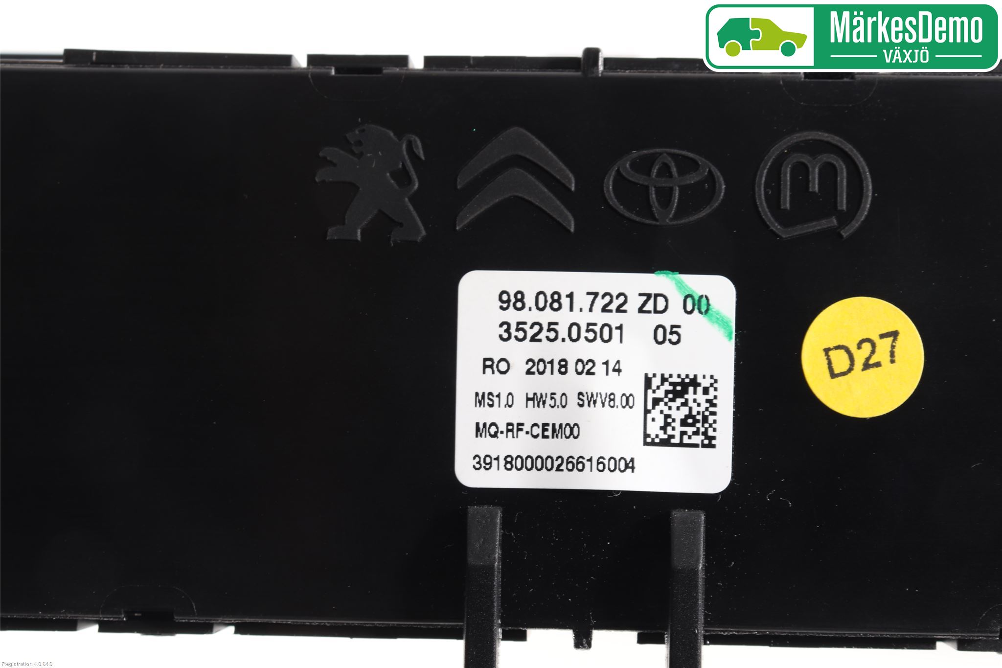 Toyota PROACE II 16- Varme Ac Betjening-Display