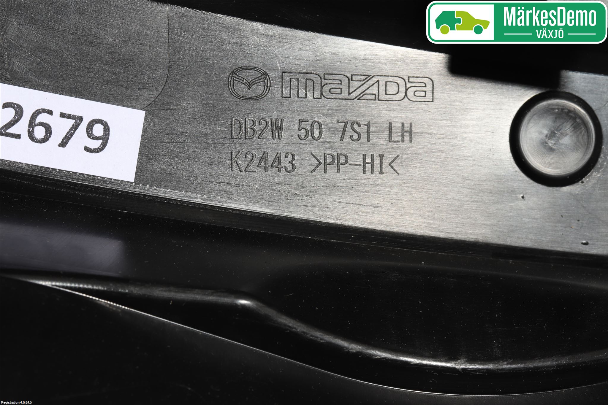 Mazda CX-3 Visker Deksel-Grill-Under Frr