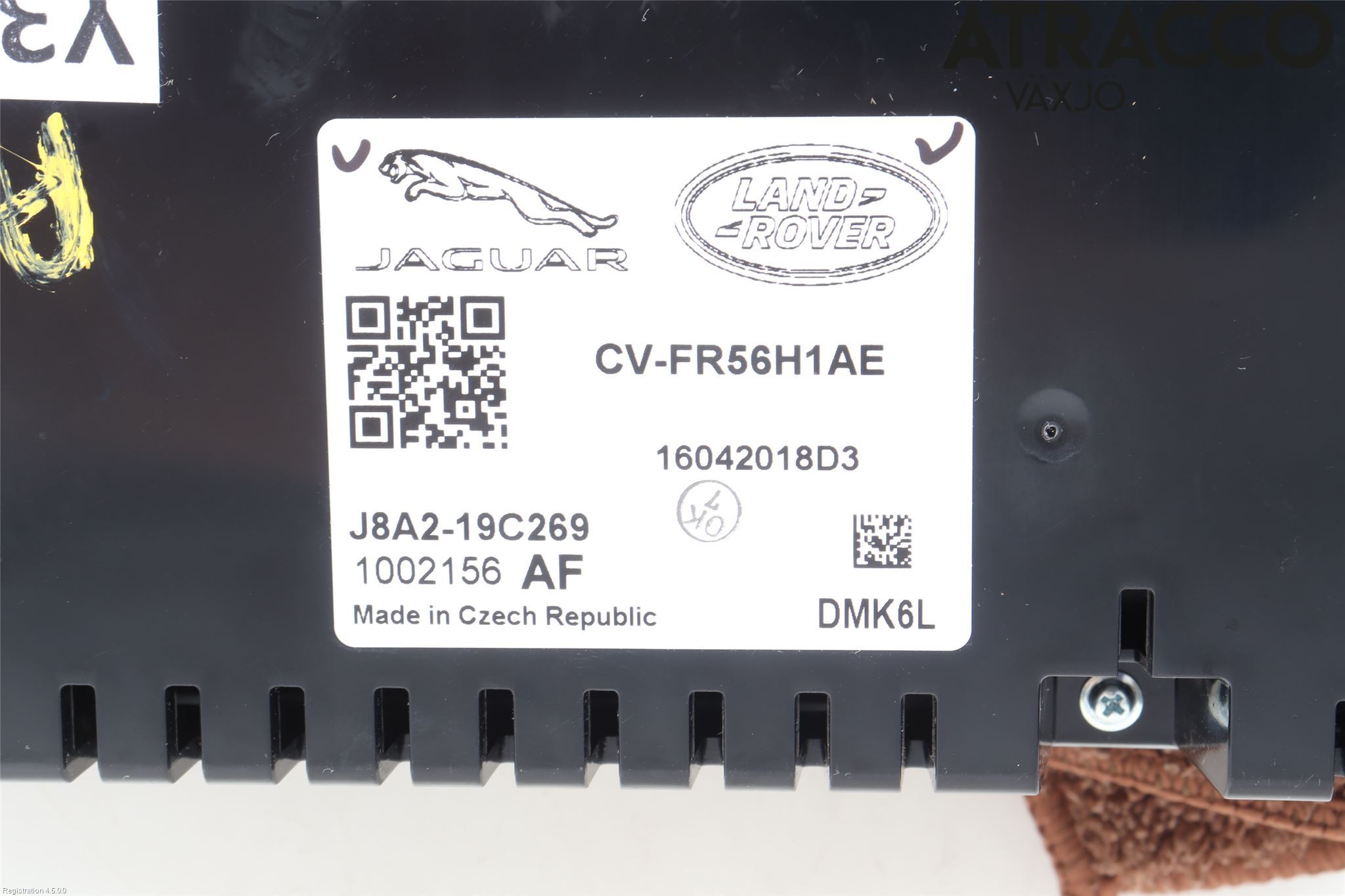 Landrover RANGE ROVER VELAR (L560) 17- Varme Ac Betjening-Display