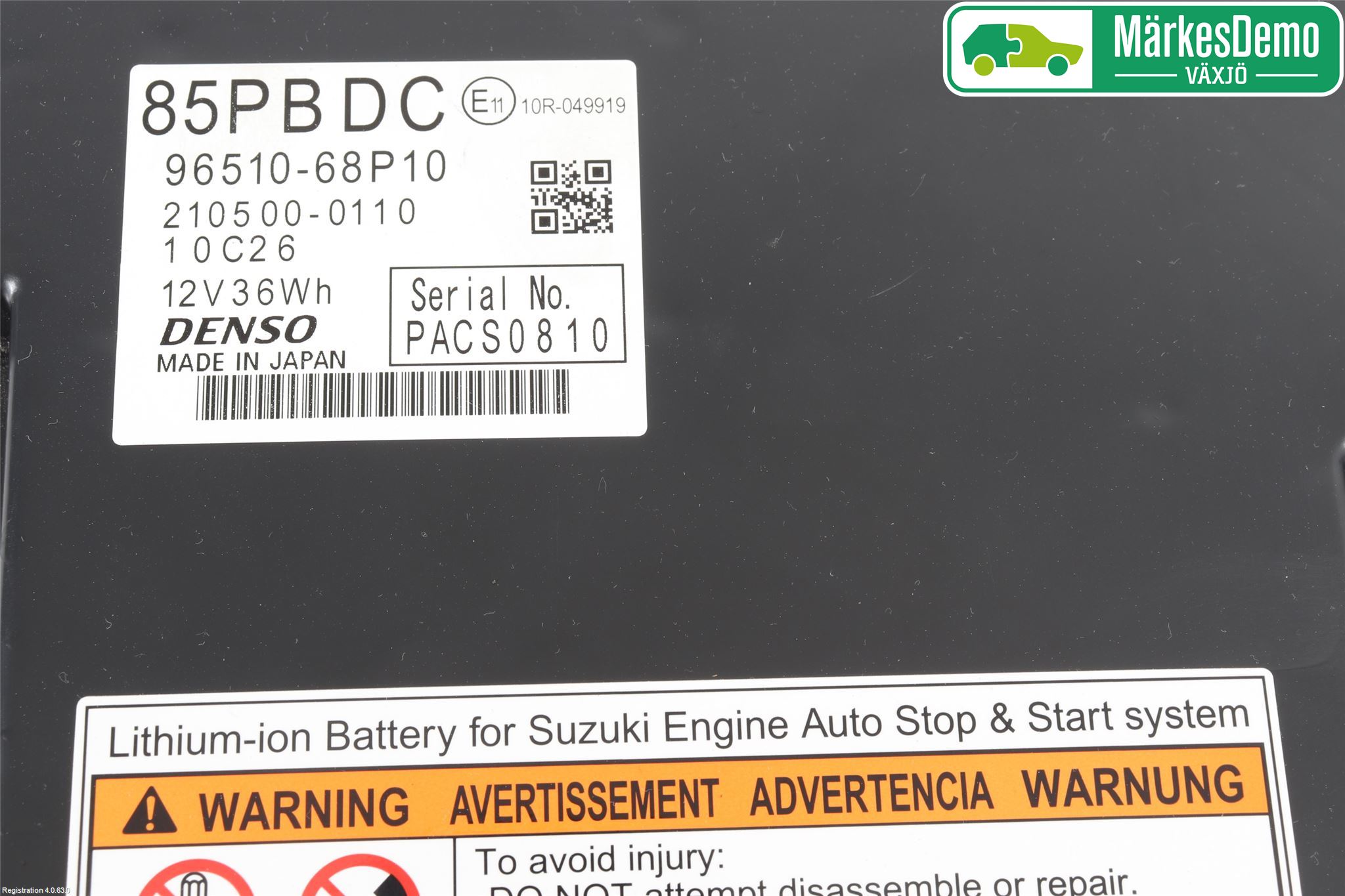 Suzuki SWIFT 17-24 Hybrid Batteri
