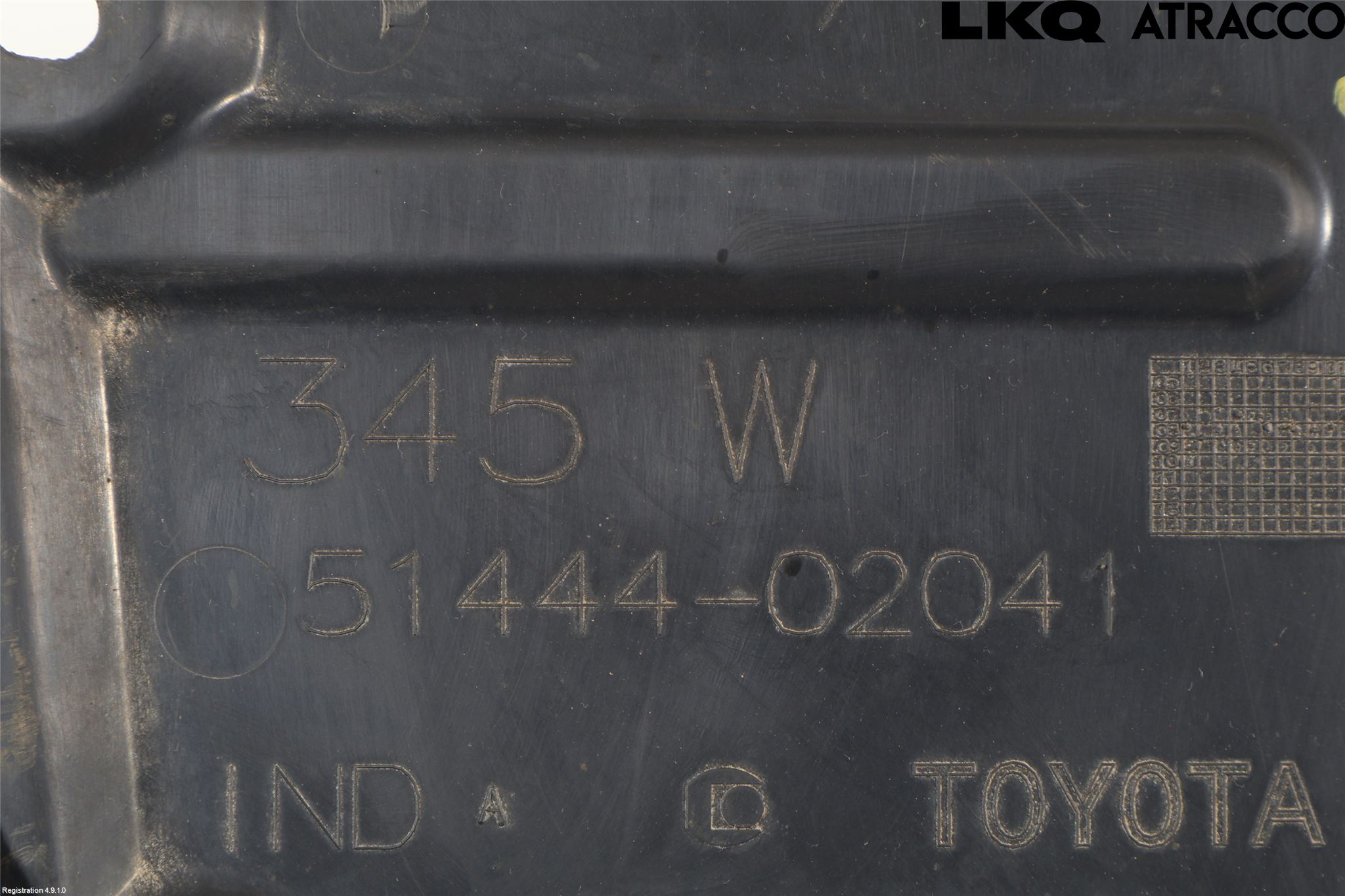 Toyota AVENSIS 09-15 Bunnplate U Motor-Gear-Dørk