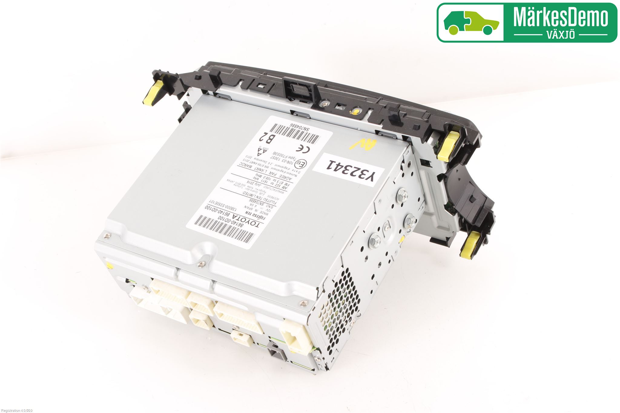 Toyota YARIS XP130 15-20 Stereo Radio Med Cd