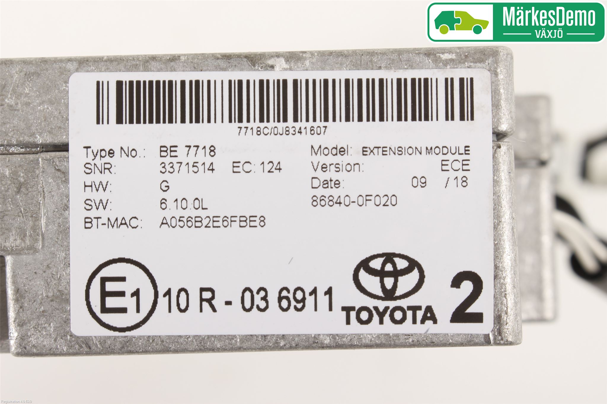 Toyota AVENSIS 16-18 Stereo Radio Med Cd