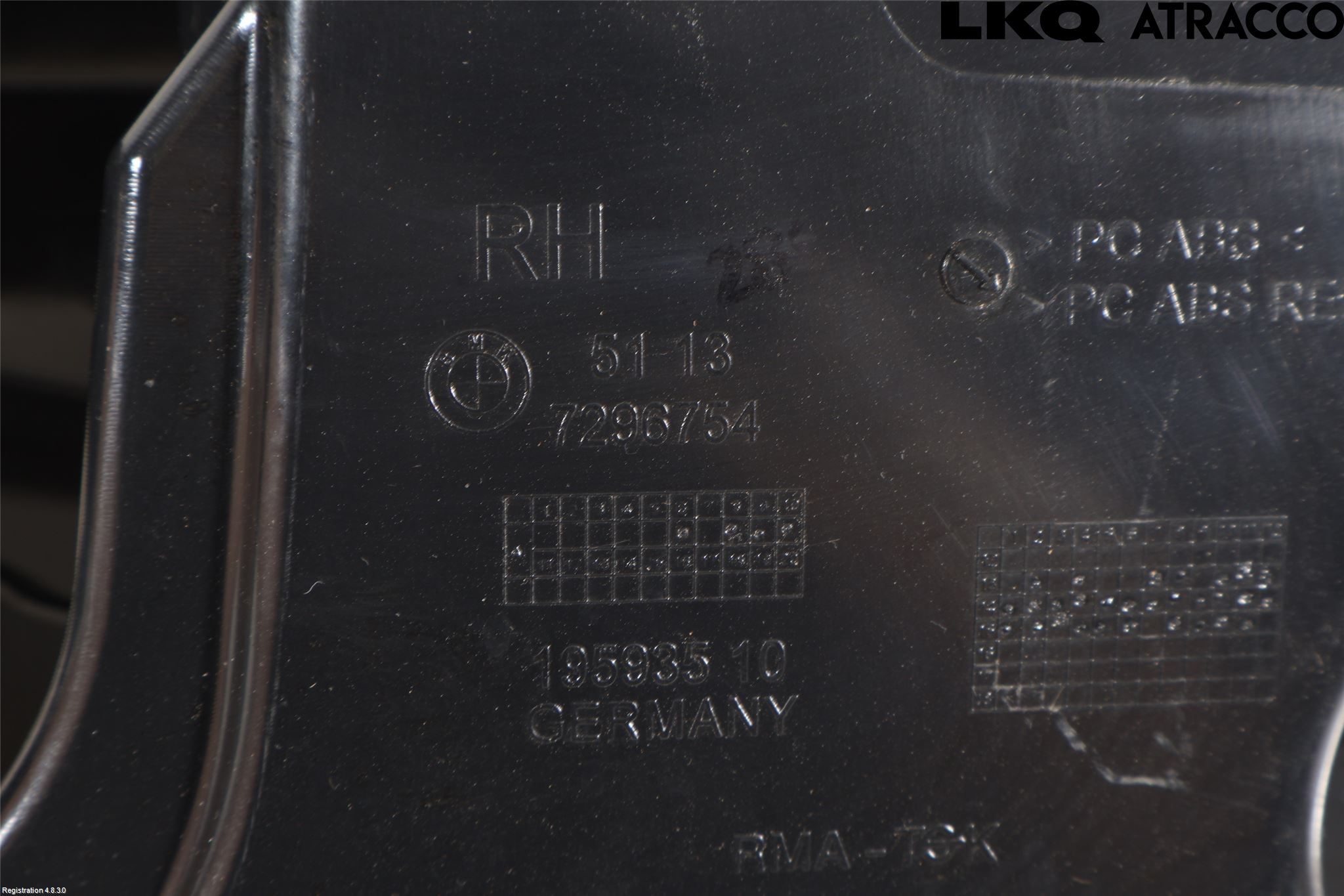 BMW i3 I01 13-22 Skjerm Bak H