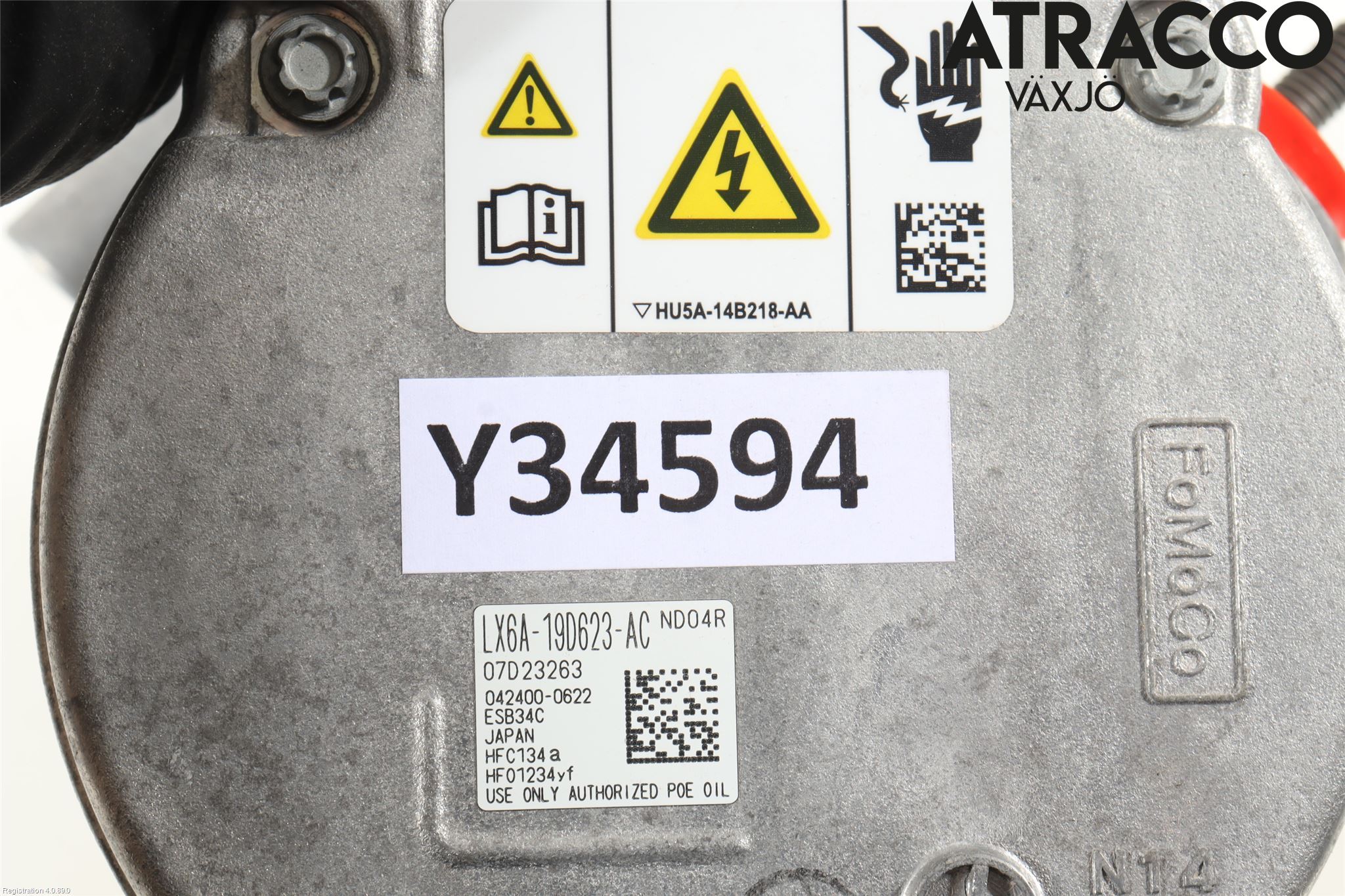 Ford KUGA/KUGA PHEZ/FHEV 20- Varme Ac Kompressor