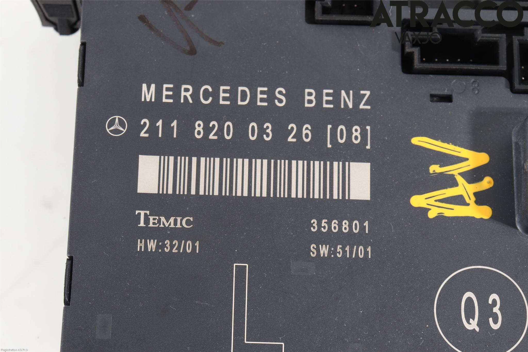 Mercedes-Benz MB E-KLASS (W211) 02-09 Styreenhet Dør