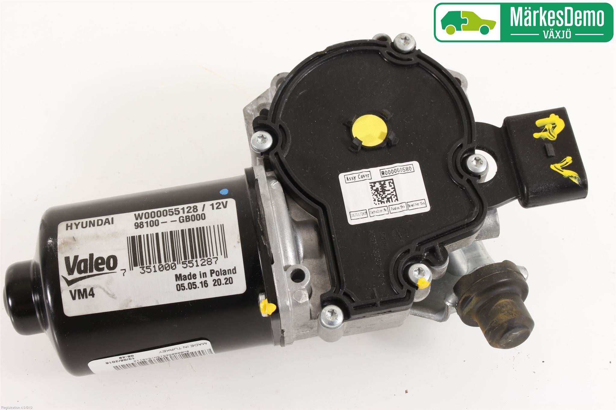 Hyundai i20 GB 15-20 Viskermotor Frontrute