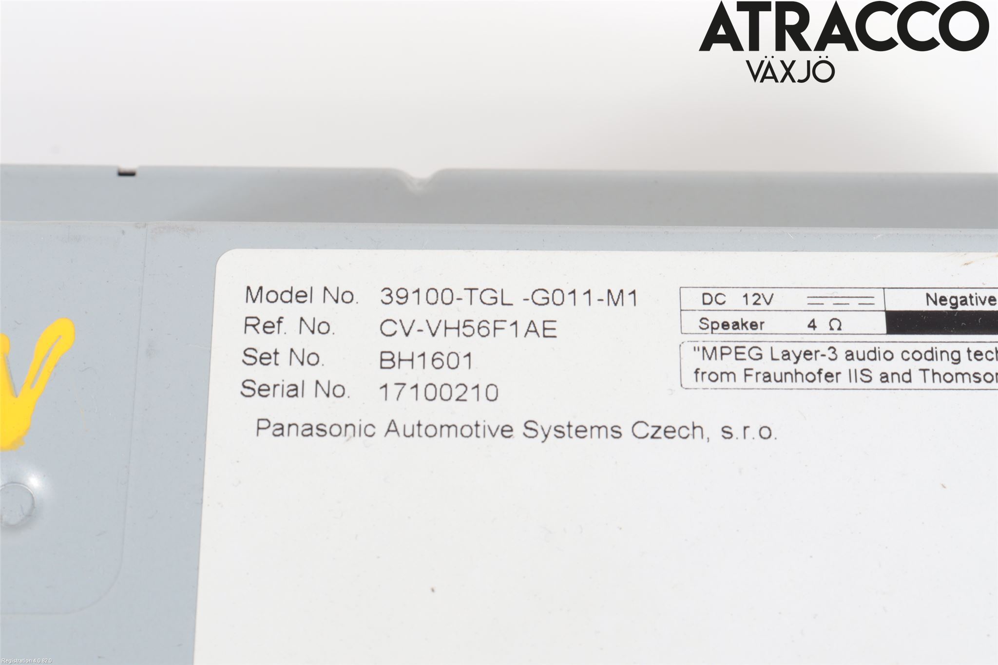 Honda CIVIC 17-22 Stereo Radio Med Cd