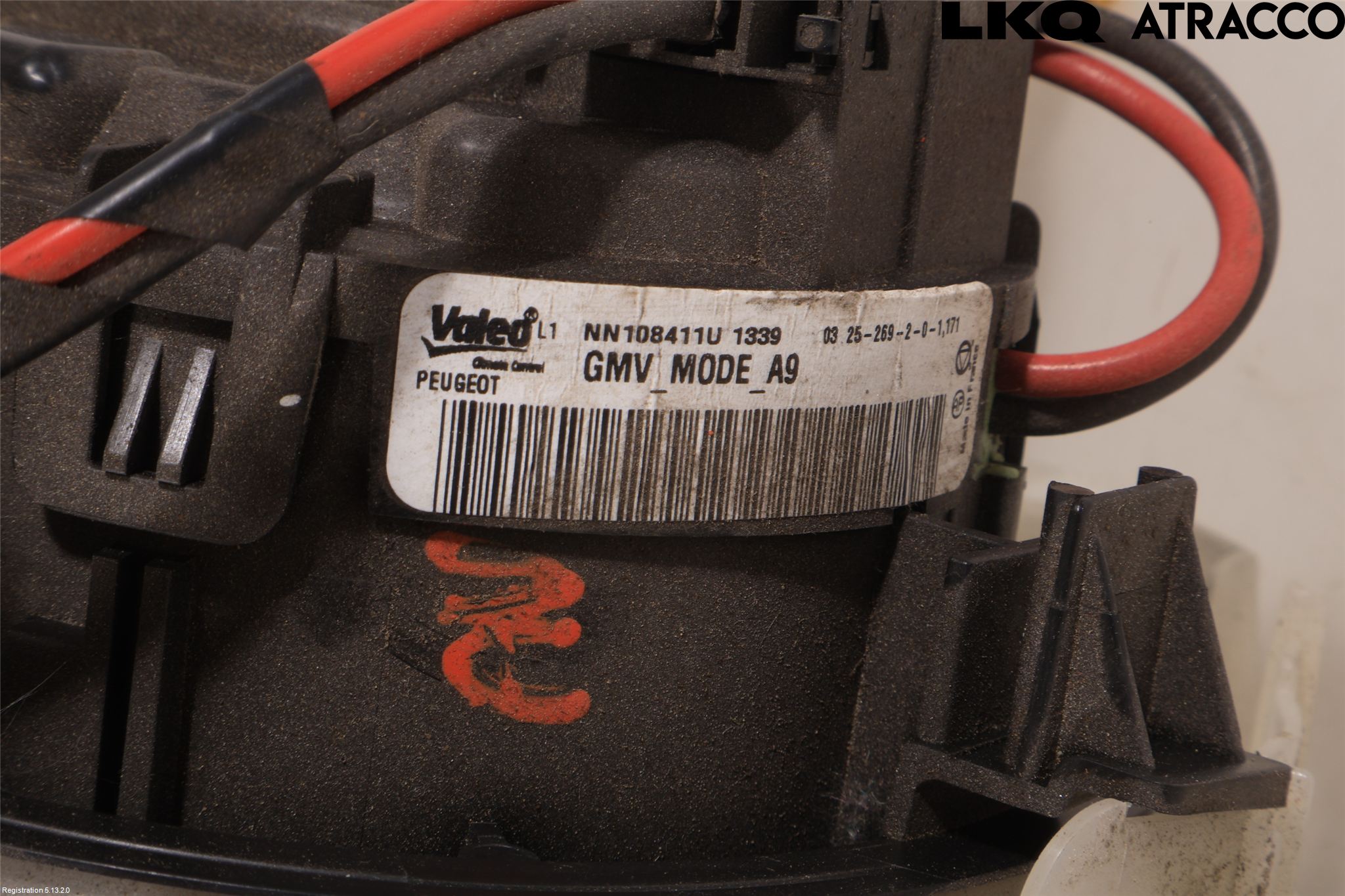 Peugeot 208 12-15 Varmeapparat Register Komplett