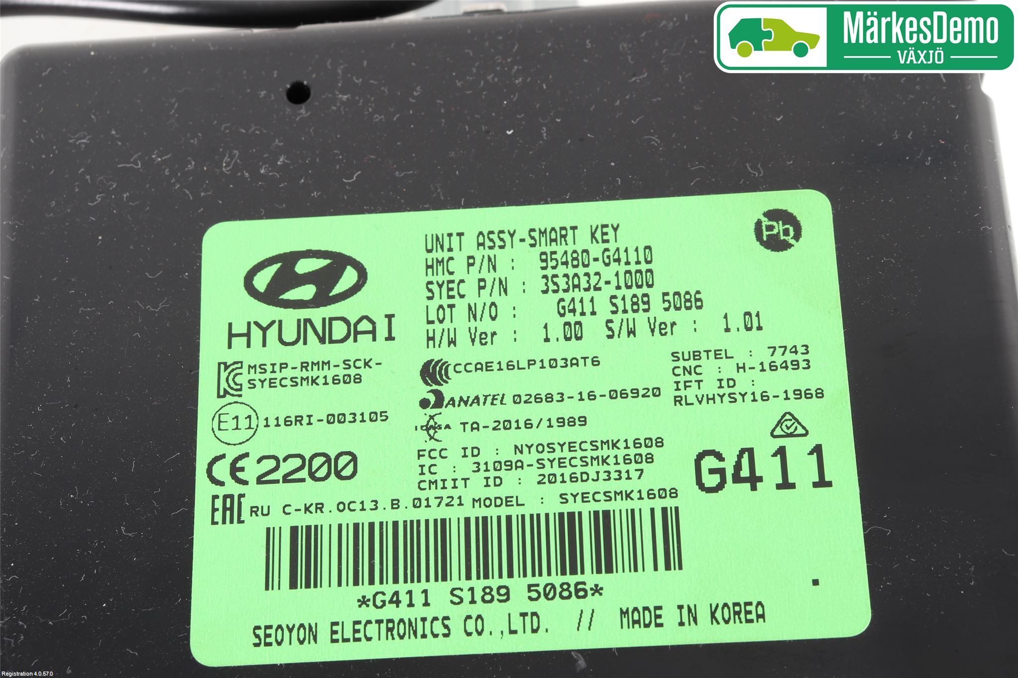 Hyundai i30 PD 17- Styreenhet Sentrallås