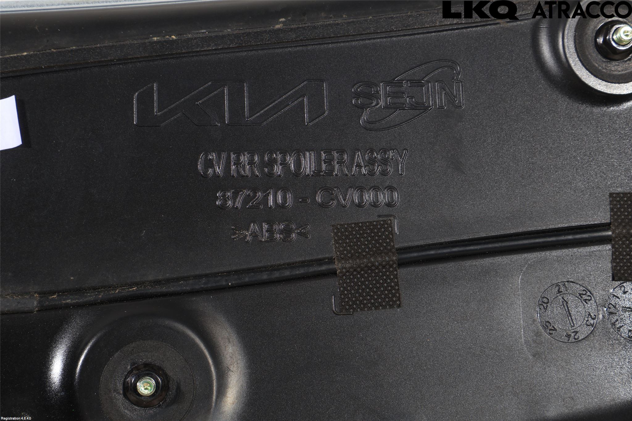 Kia EV6 (CV) 22- Spoiler Bakluke