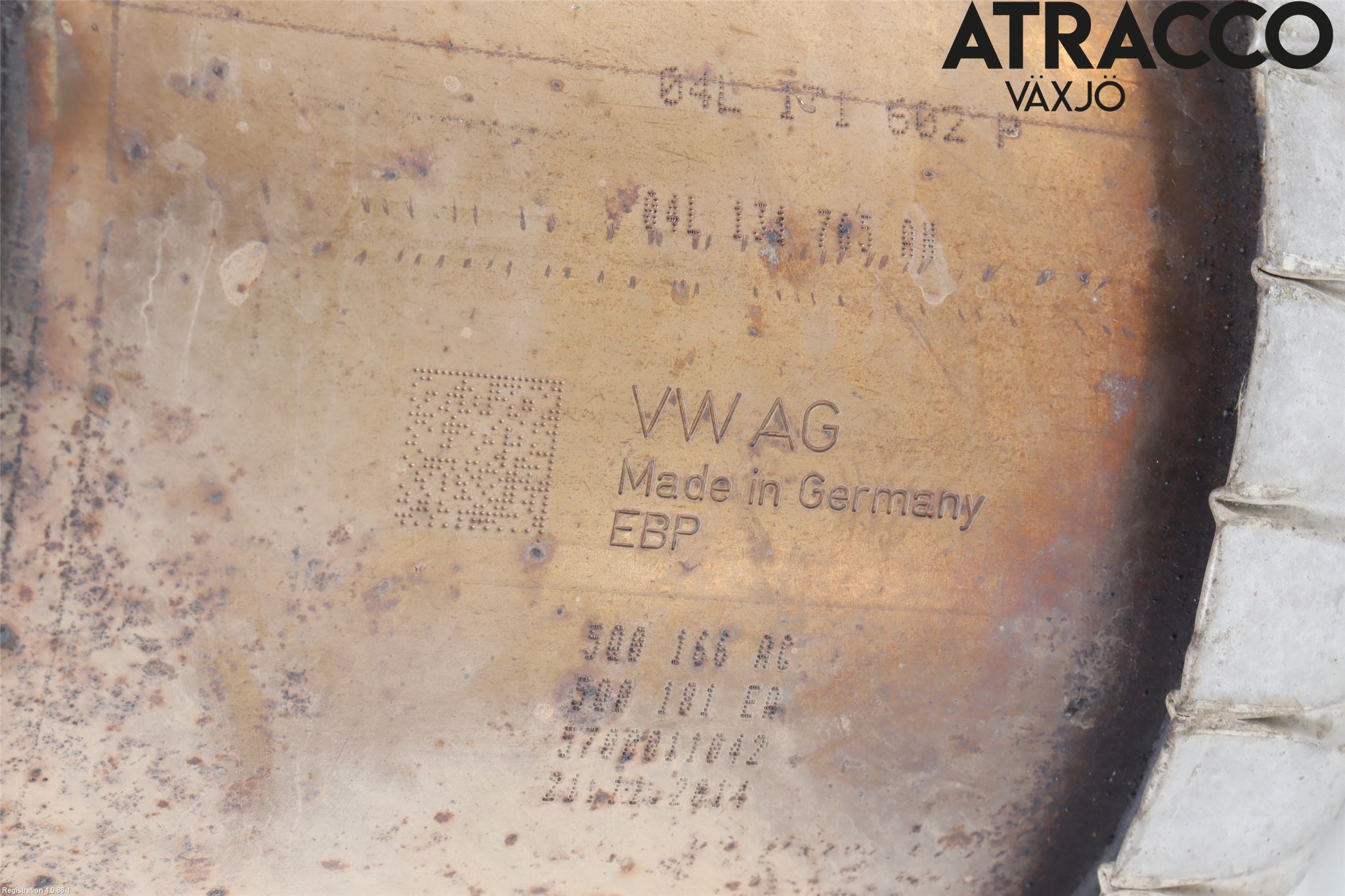Volkswagen VW PASSAT 15-19 Eksos Partikketfilter