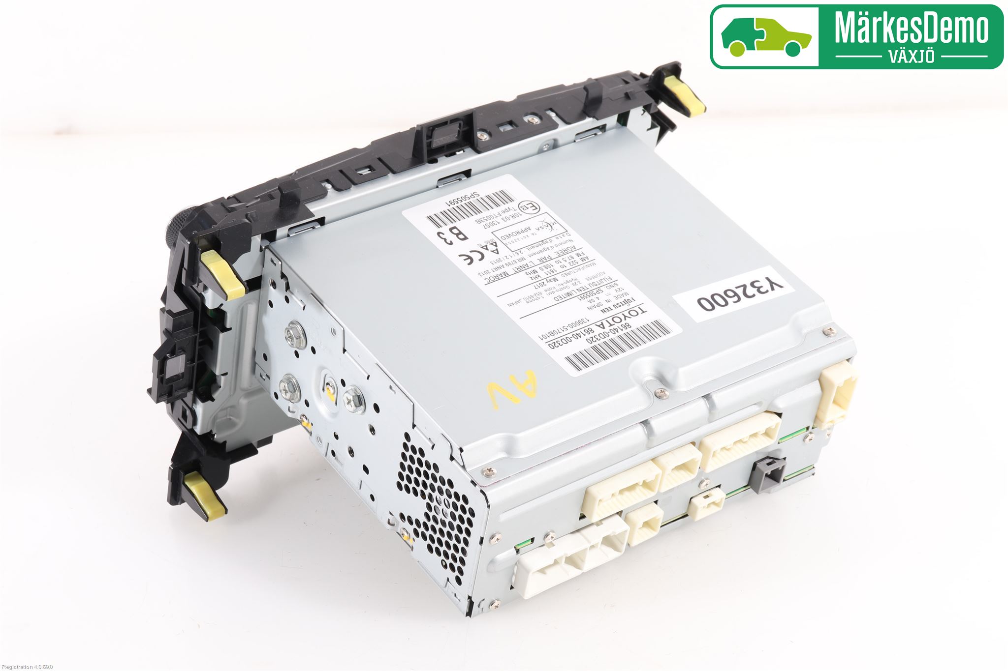 Toyota YARIS XP130 15-20 Stereo Radio Med Cd