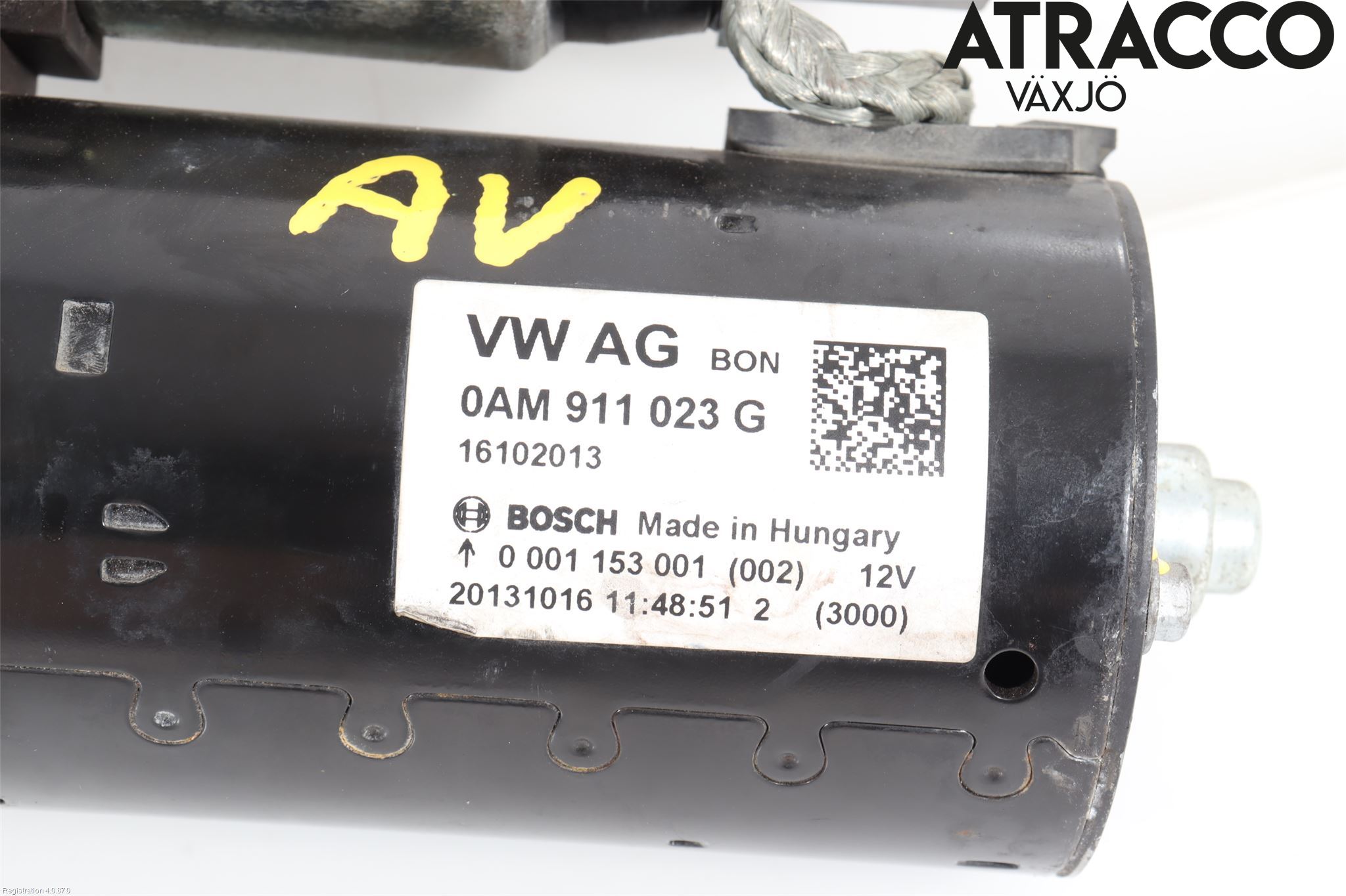 Volkswagen VW TOURAN 10-15 Startmotor Diesel