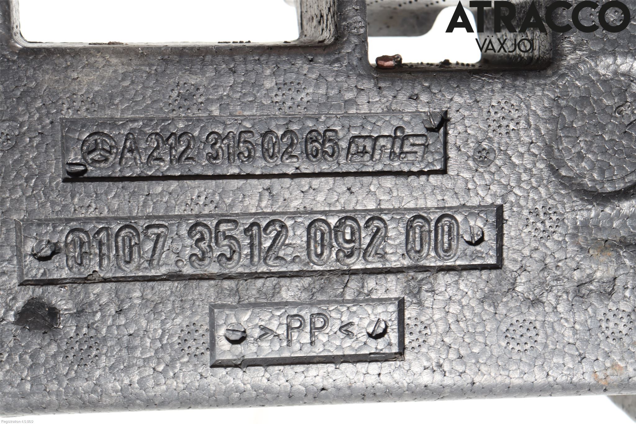 Mercedes-Benz MB E-KLASS (W212) 09-16 Støtfanger Bak Deform Element