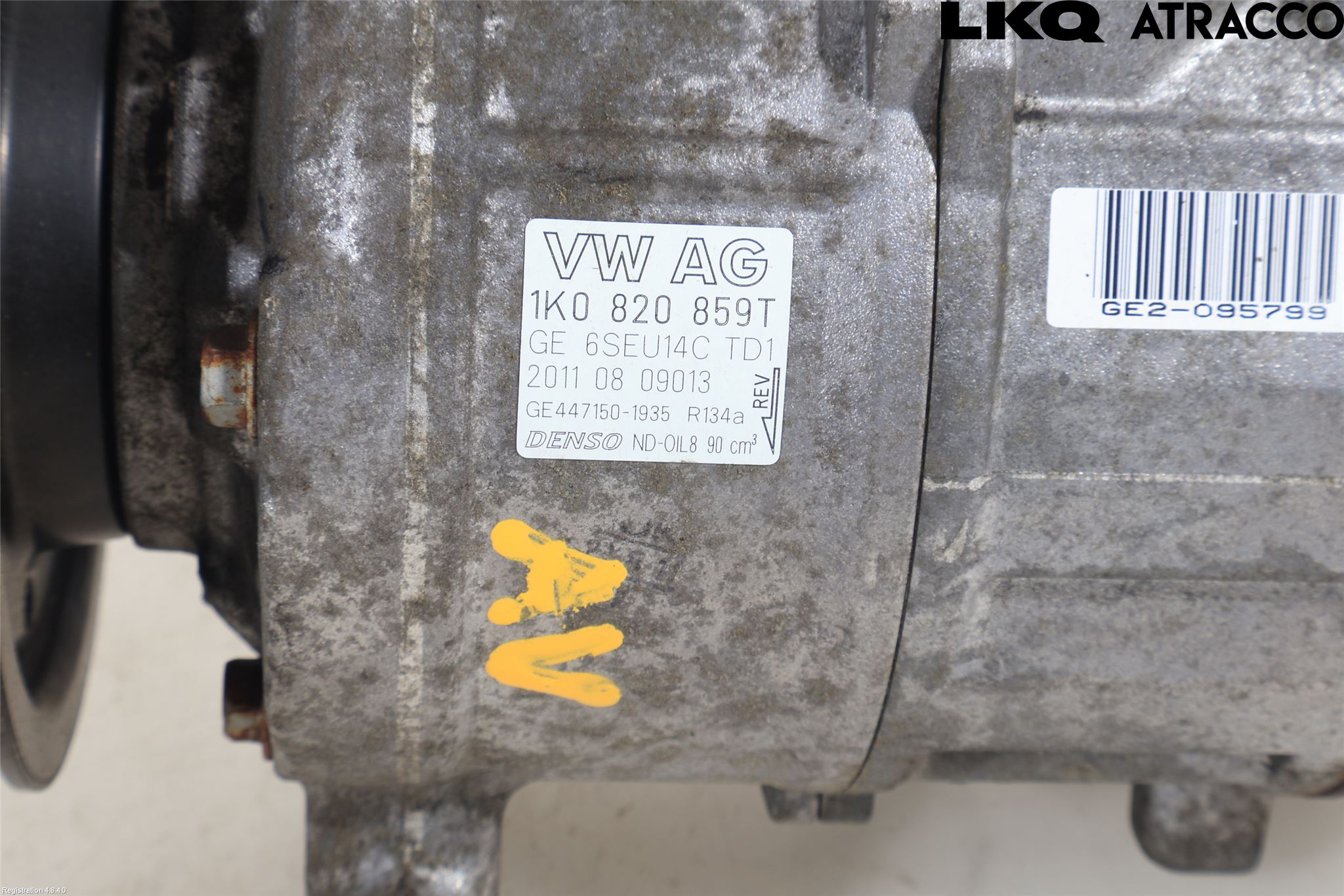 Volkswagen VW PASSAT 05-11 Varme Ac Kompressor