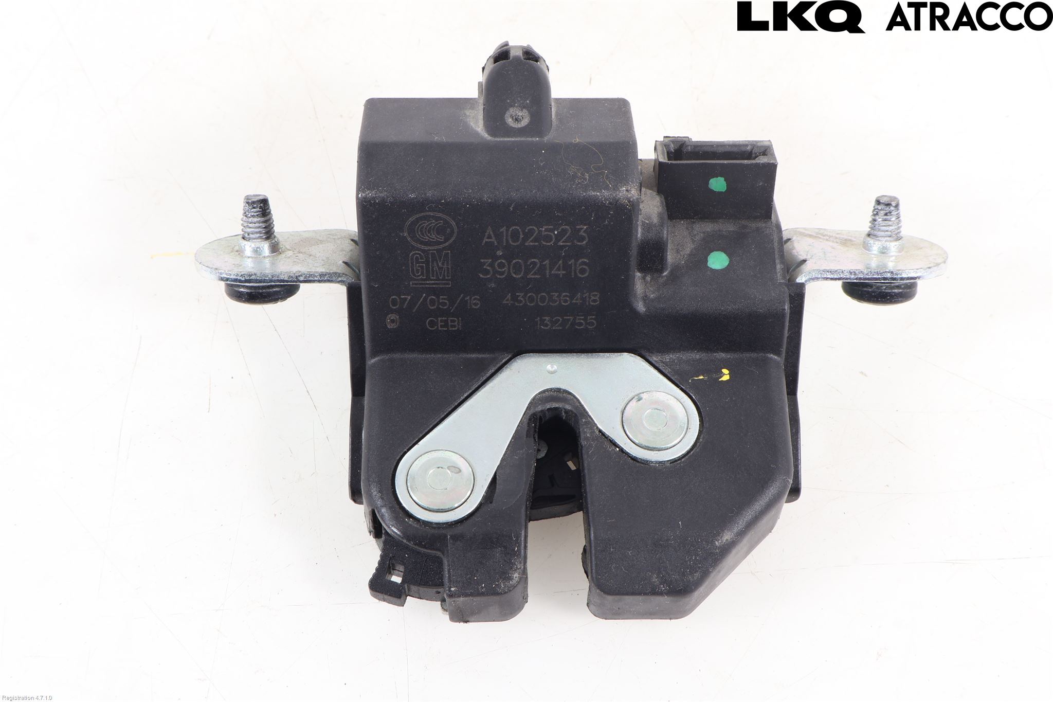 Opel CORSA E 15-19 Bakluke-Lokk Låsekasse