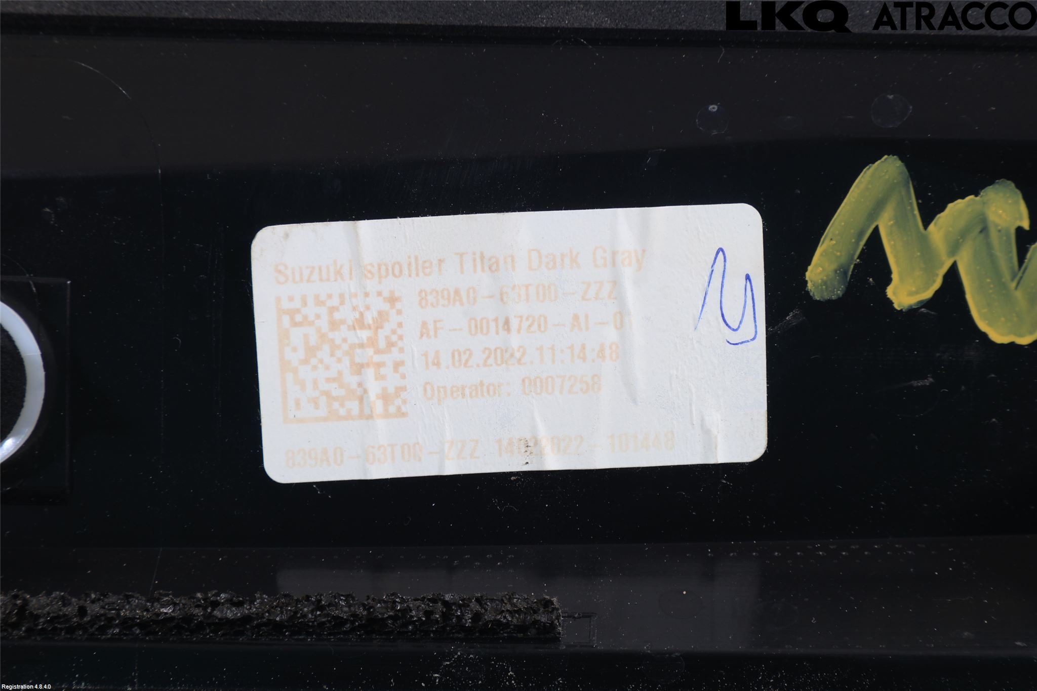 Suzuki SX4 S-CROSS 22- Spoiler Bakluke