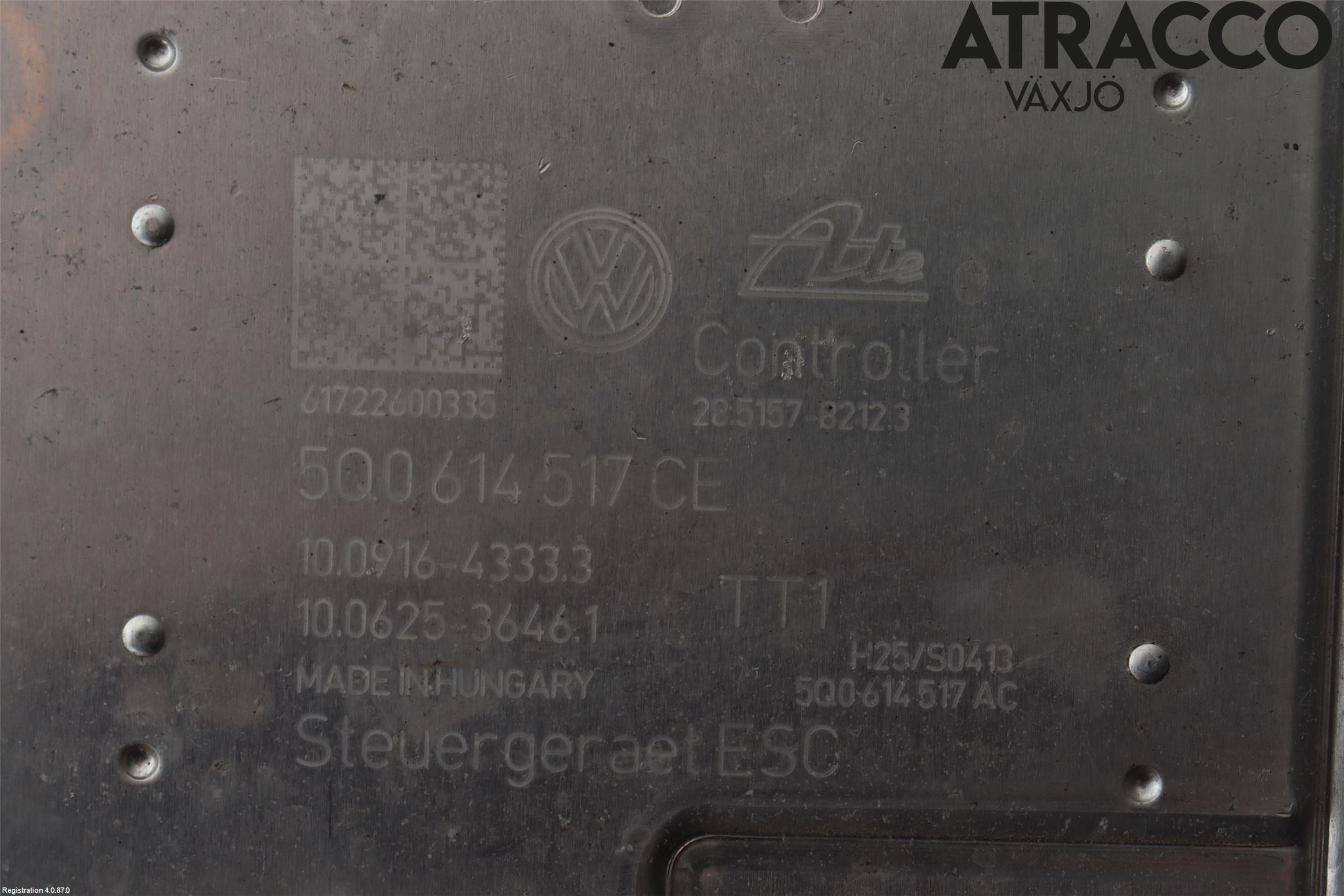 Volkswagen VW GOLF / E-GOLF VII 13-20 Abs Hydraulikkaggregat