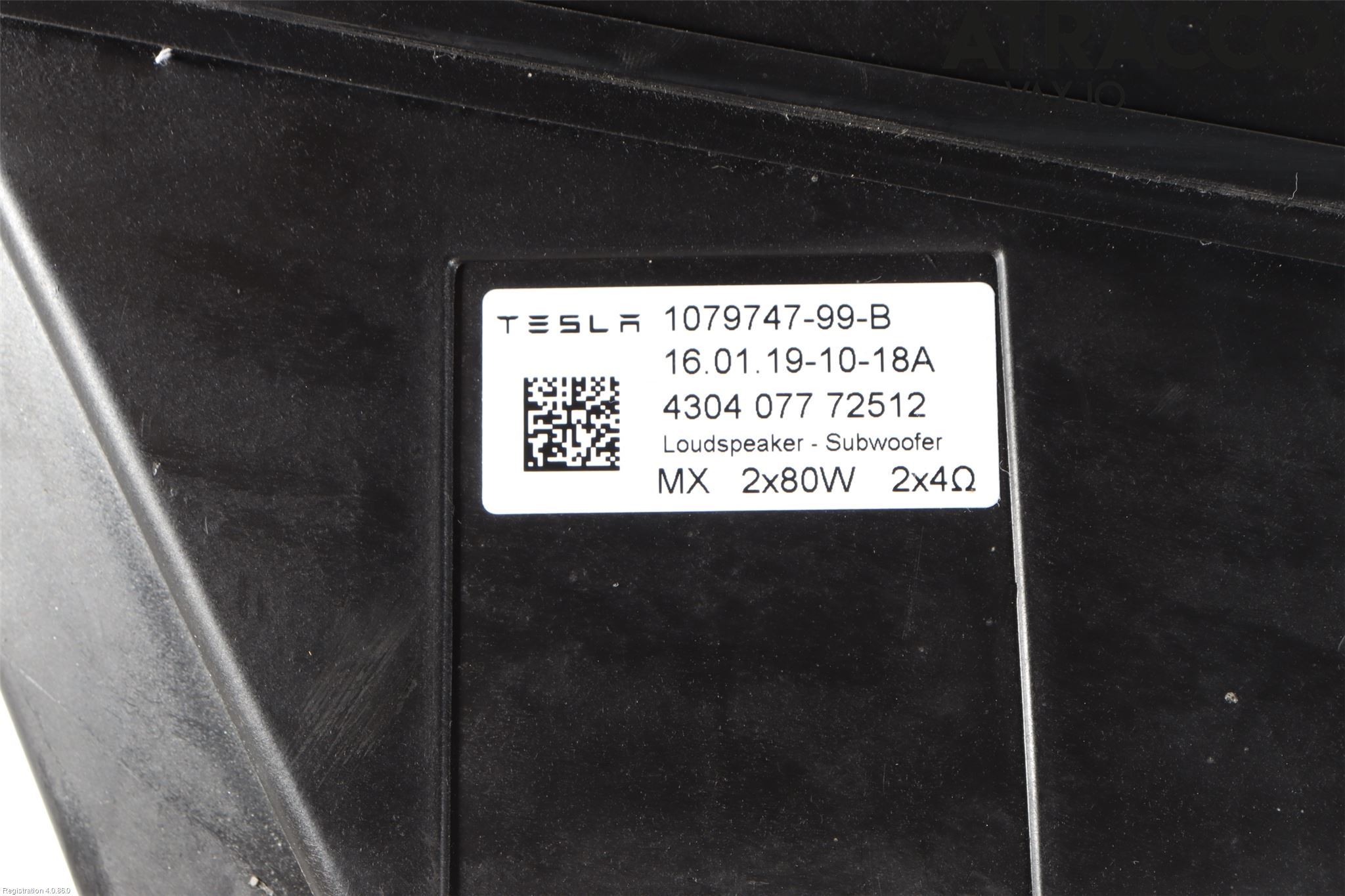 Tesla MODEL 3 17- Innr Høyttaler