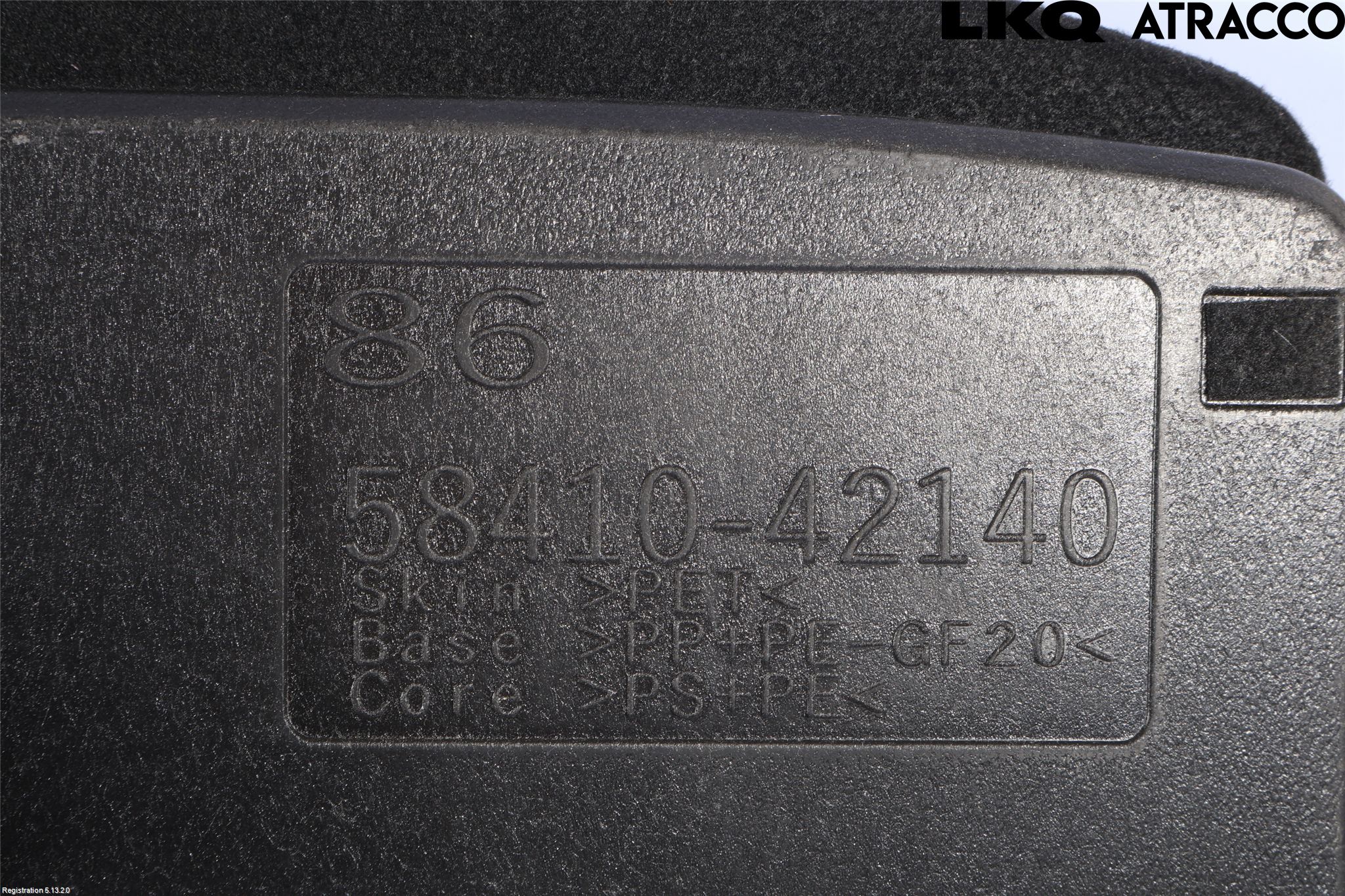 Toyota bZ4X EA10 22- Bakluke Bun (Utgår 5023)