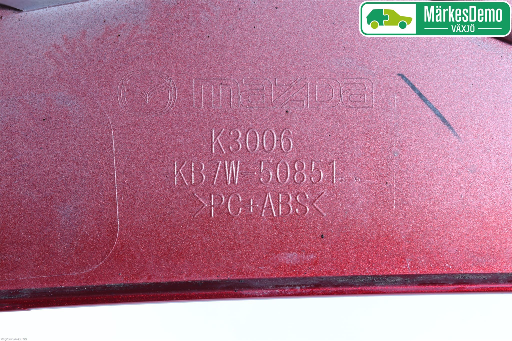 Mazda CX-5 17- Refleksplate - Skiltplate