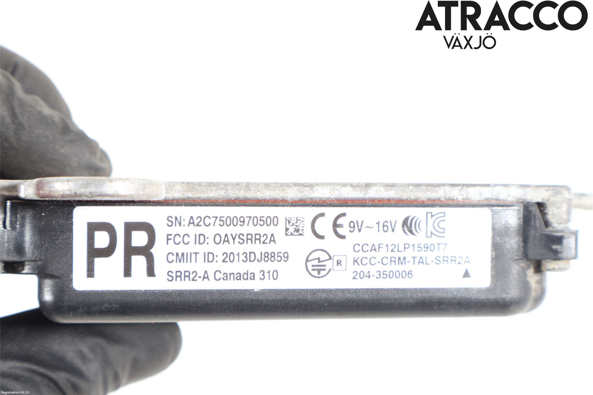 Toyota PRIUS (ZVW50) 16-21 Sensor Kollisjonsbeskyttelse