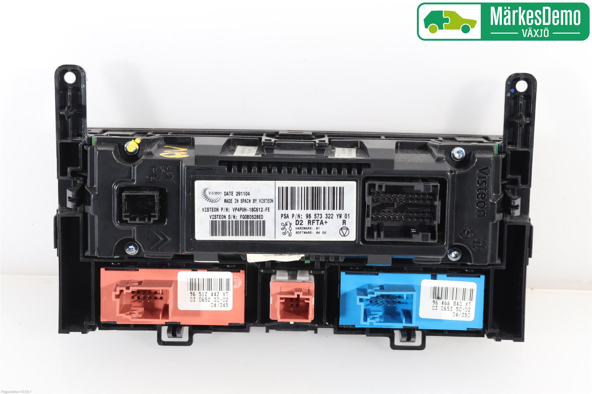 Peugeot 407 Varme Ac Betjening-Display