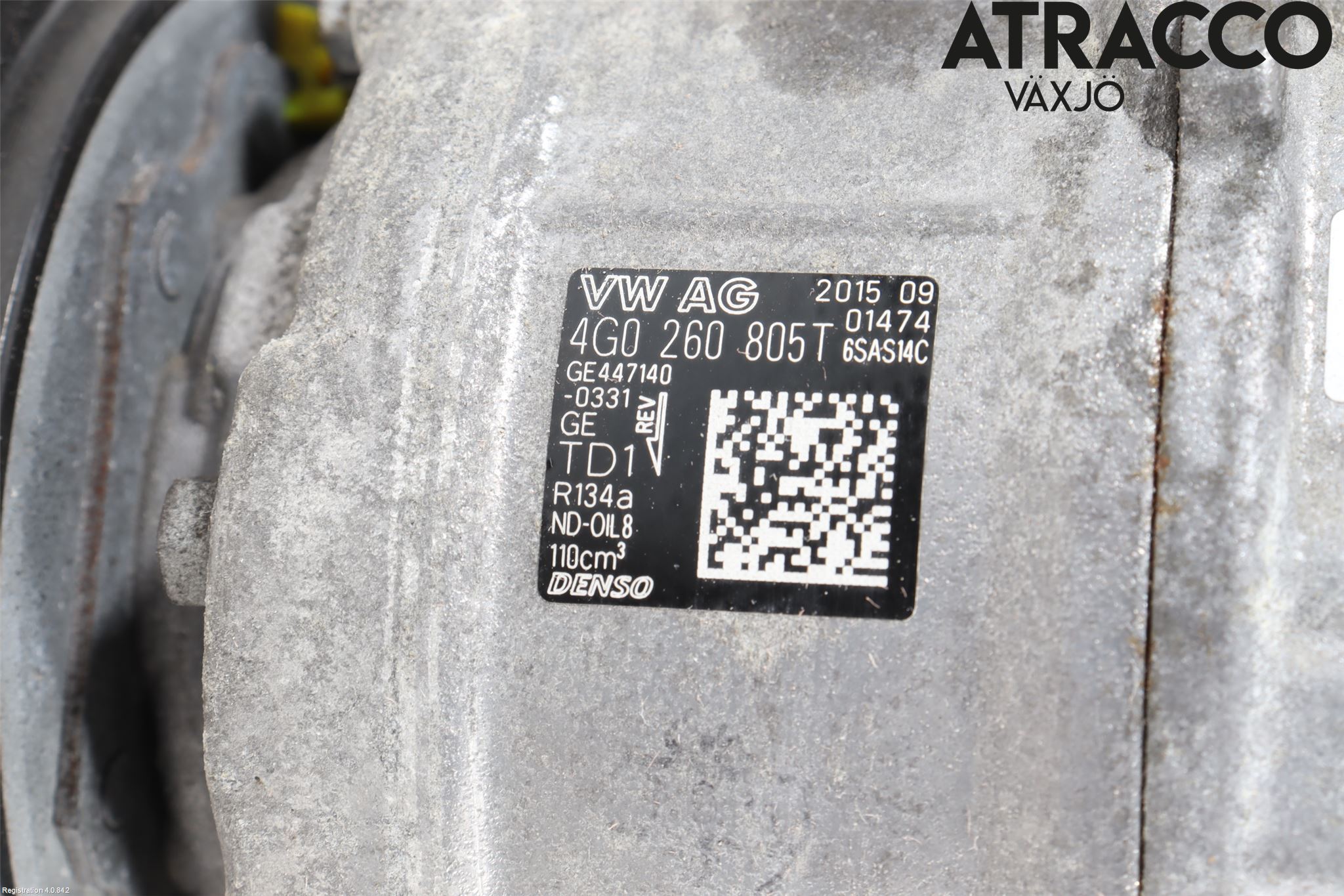 Audi A6/S6 4G 11-18 Varme Ac Kompressor