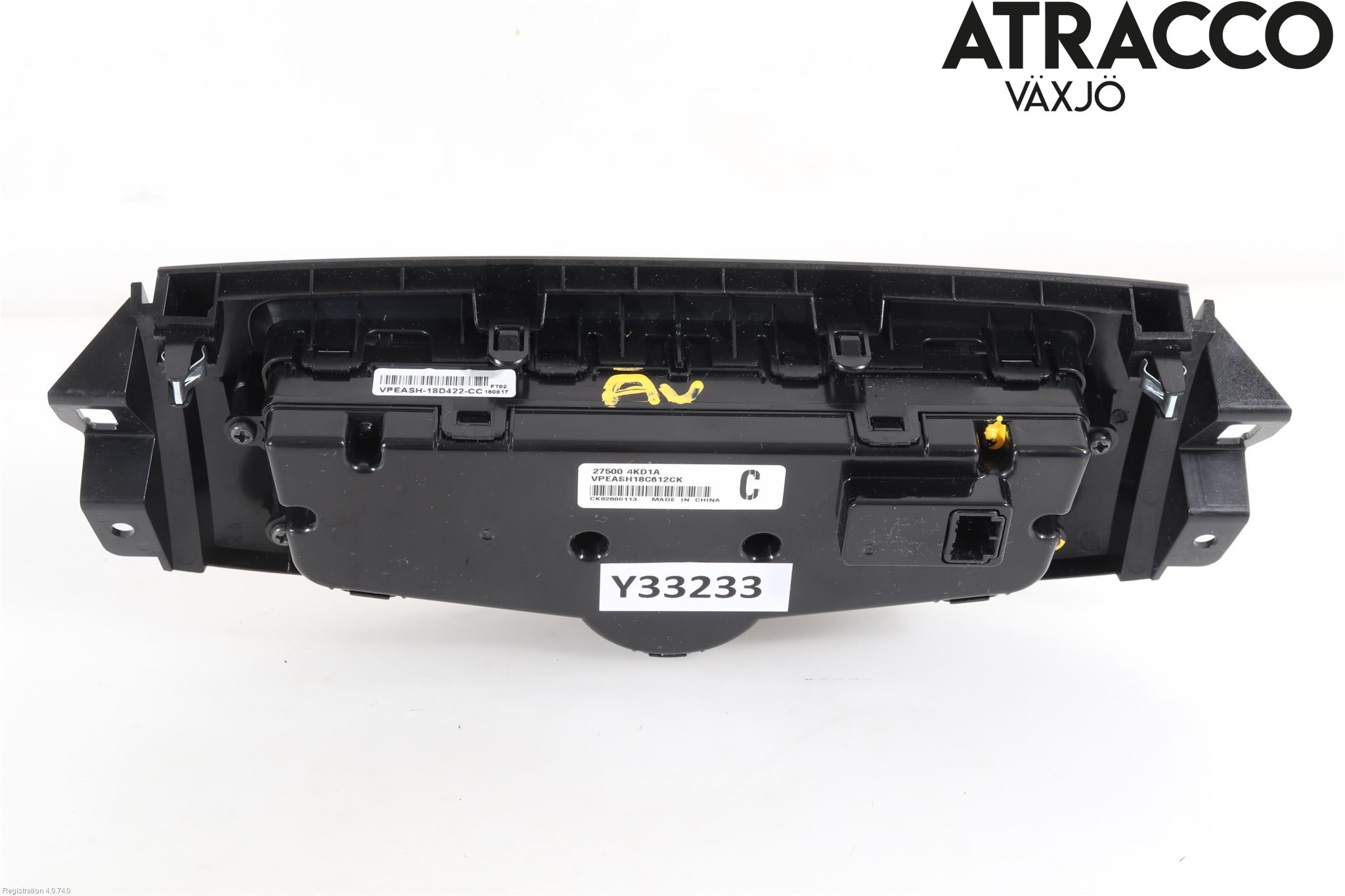 Nissan NAVARA, TREK-1 17-21 Varme Ac Betjening-Display
