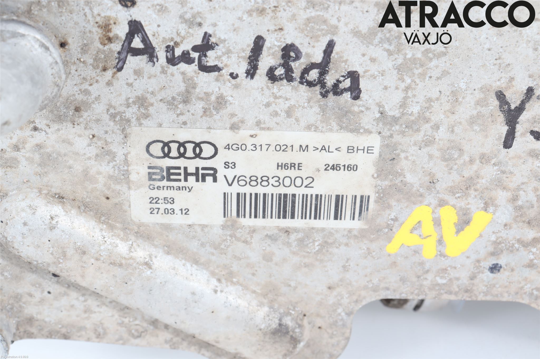 Audi A6/S6 4G 11-18 Radiator Oljekjøler Automatgea