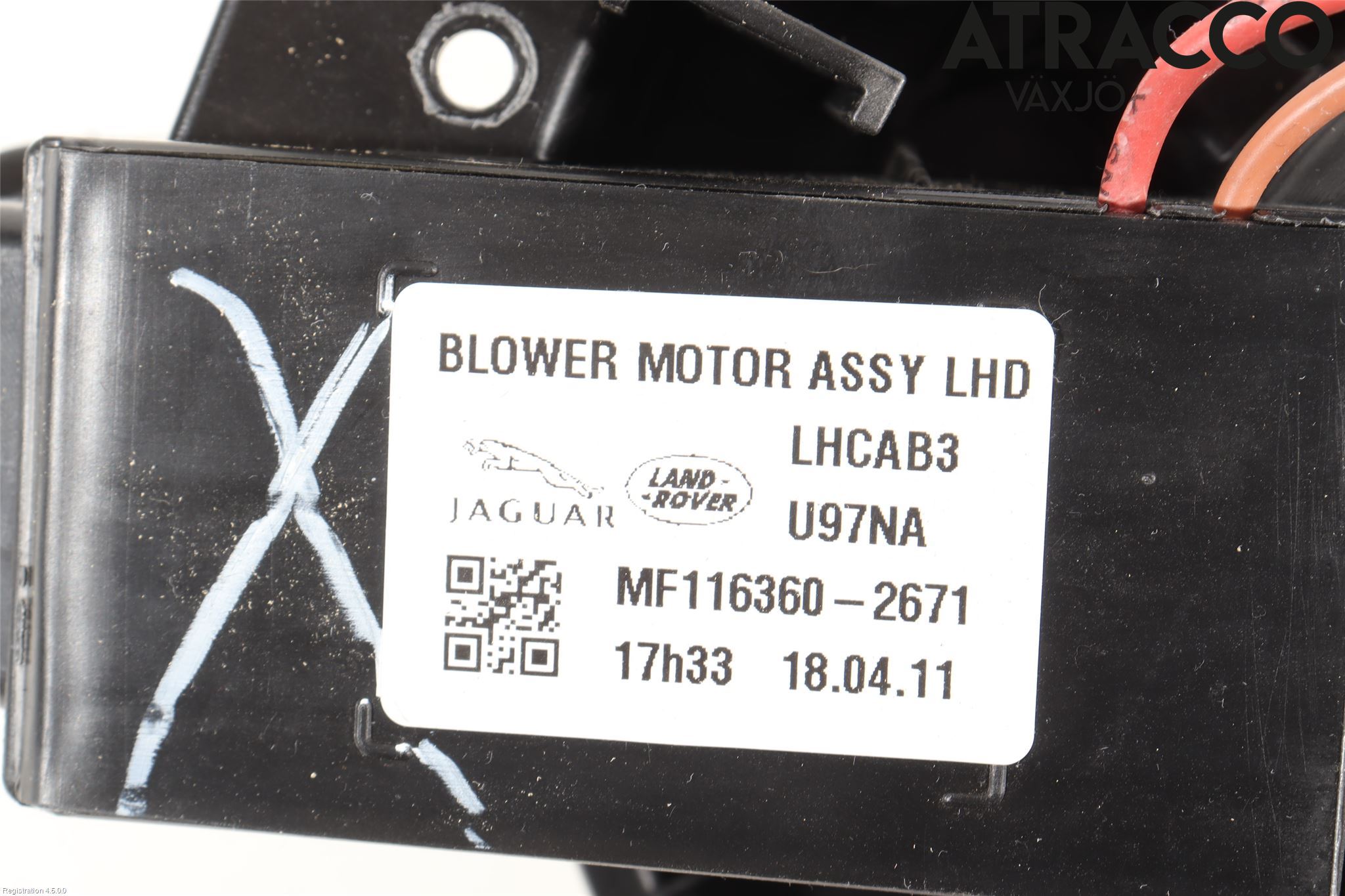 Landrover RANGE ROVER VELAR (L560) 17- Varmeapparat Viftemotor