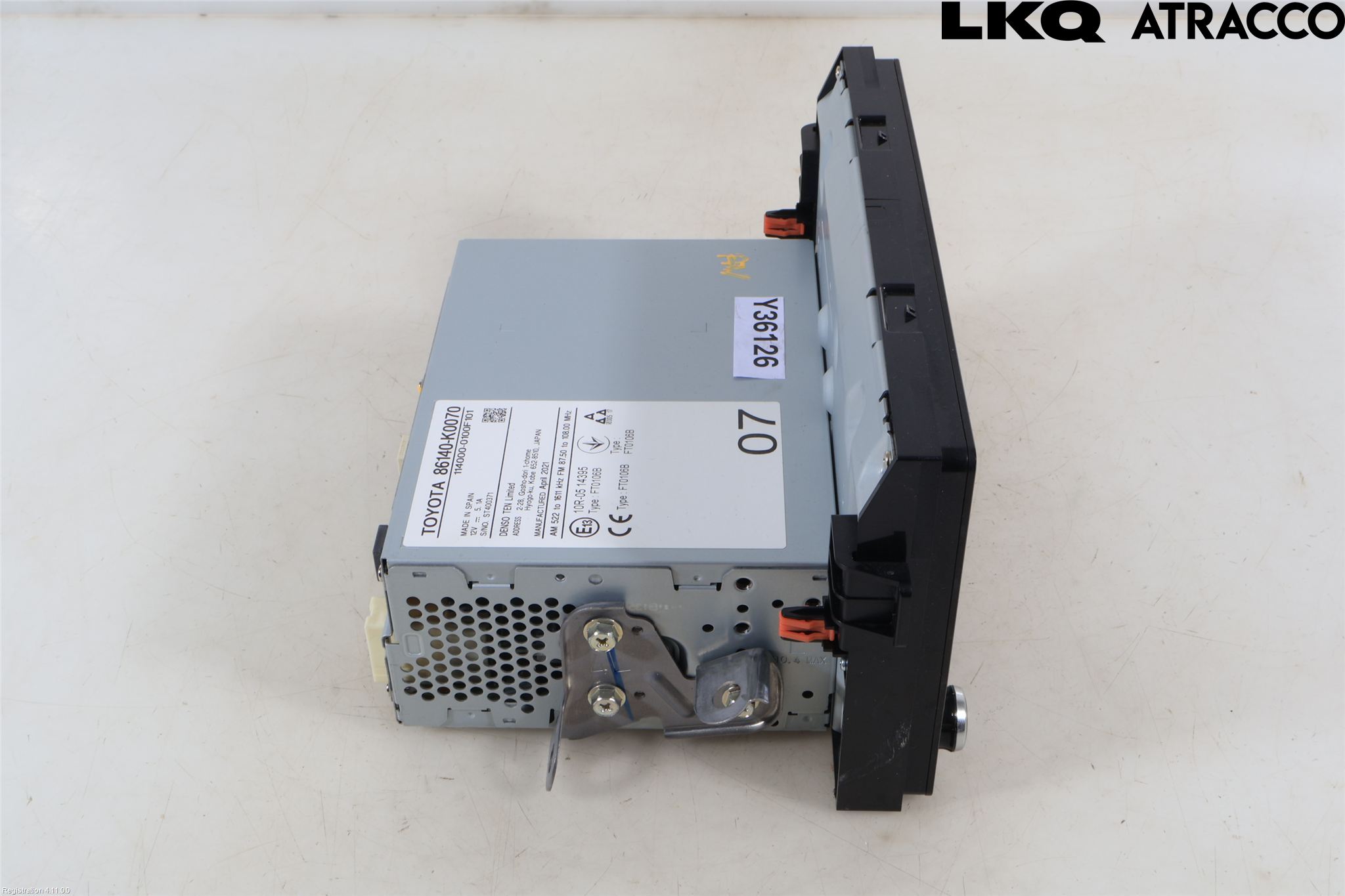 Toyota YARIS XP21 20- Stereo Radio Med Cd