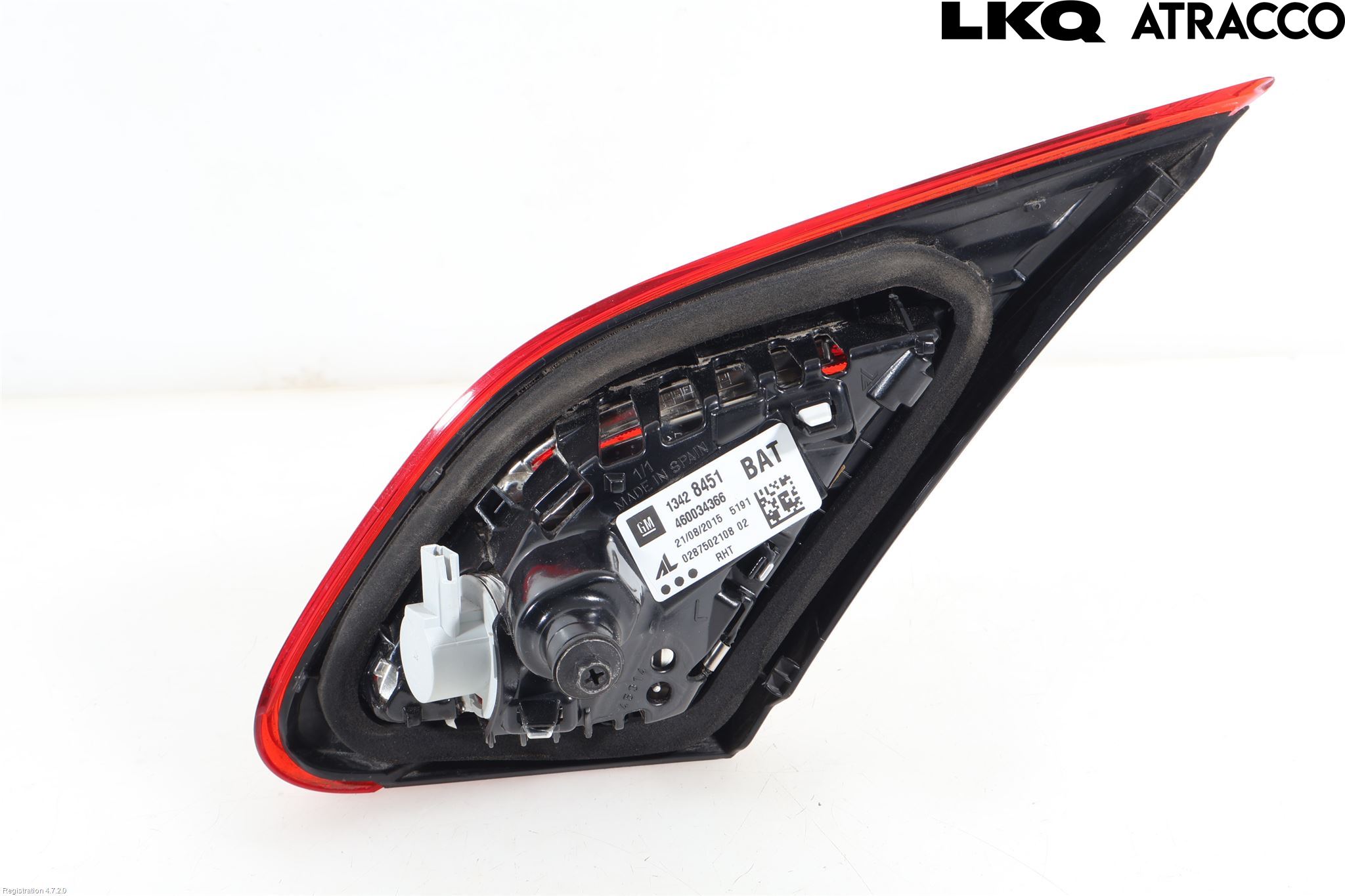 Opel CORSA E 15-19 Baklykt Venstre  På Luke(Indre
