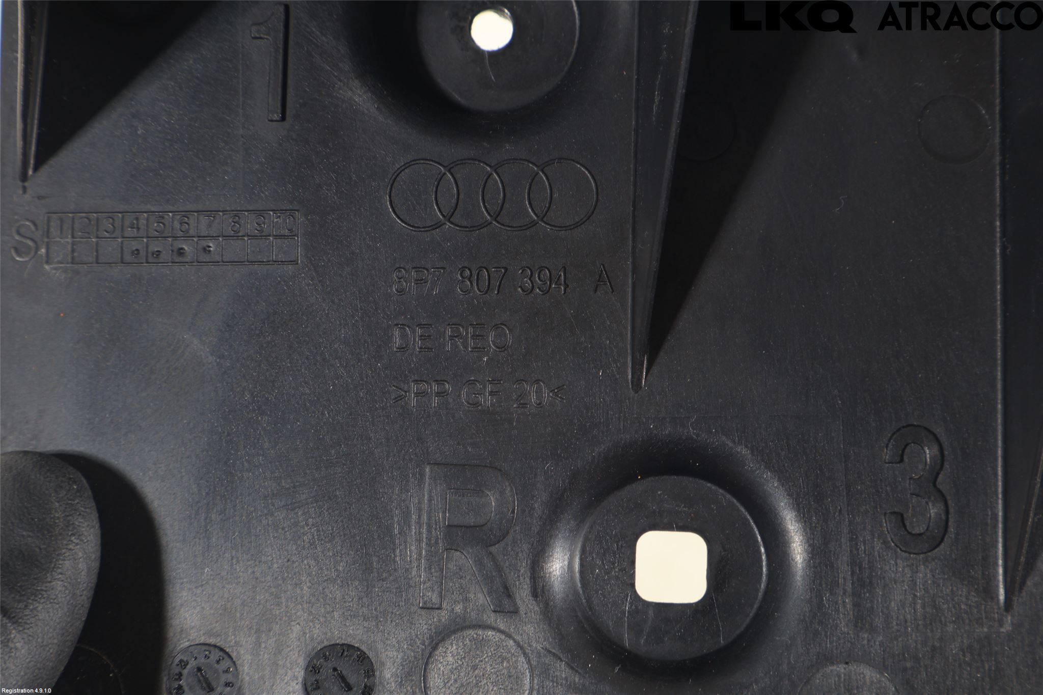 Audi A3/S3 05-13 Støtfangerfeste Bak Høyre