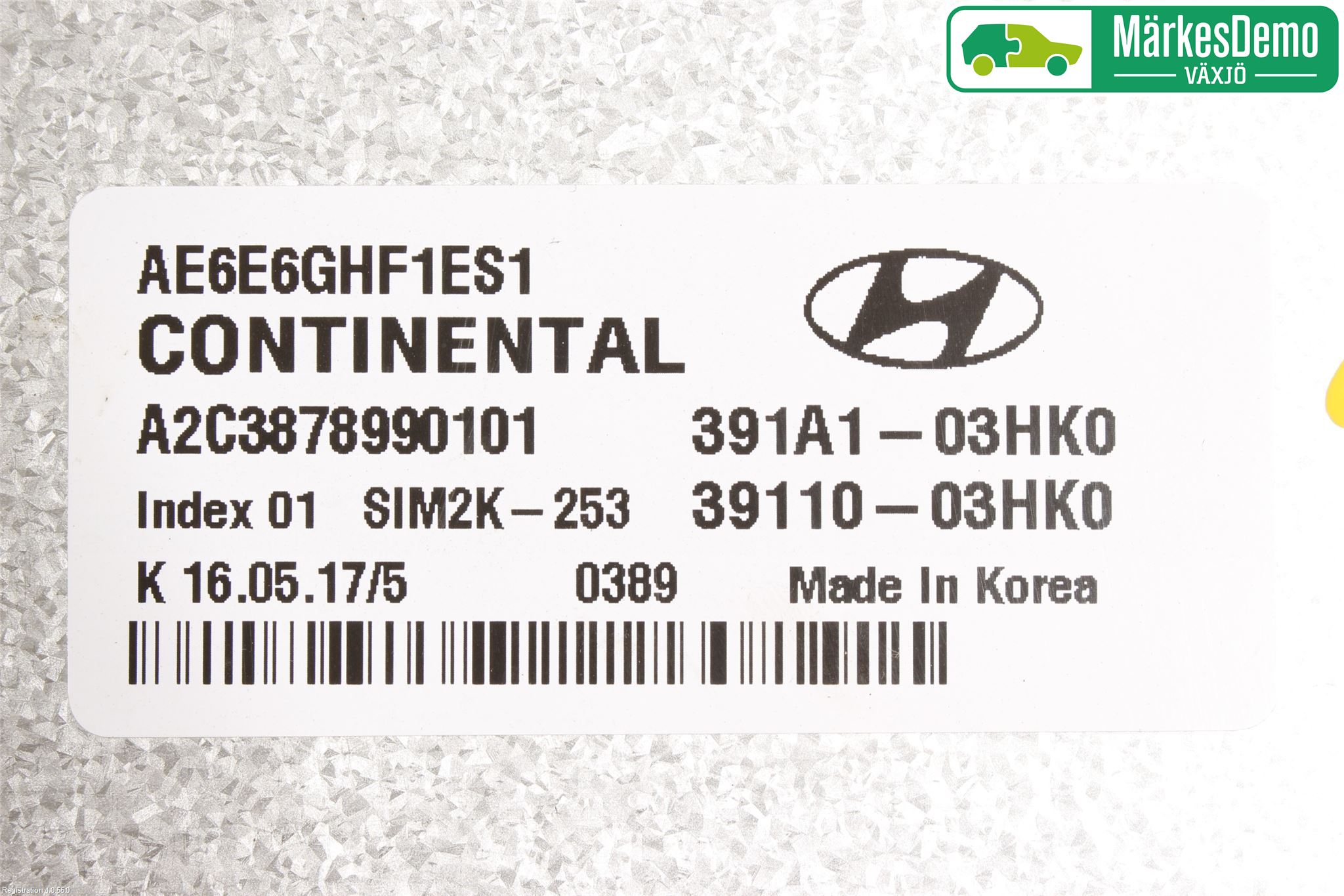 Hyundai IONIQ AE 17-22 Styreenhet Innsprøytning
