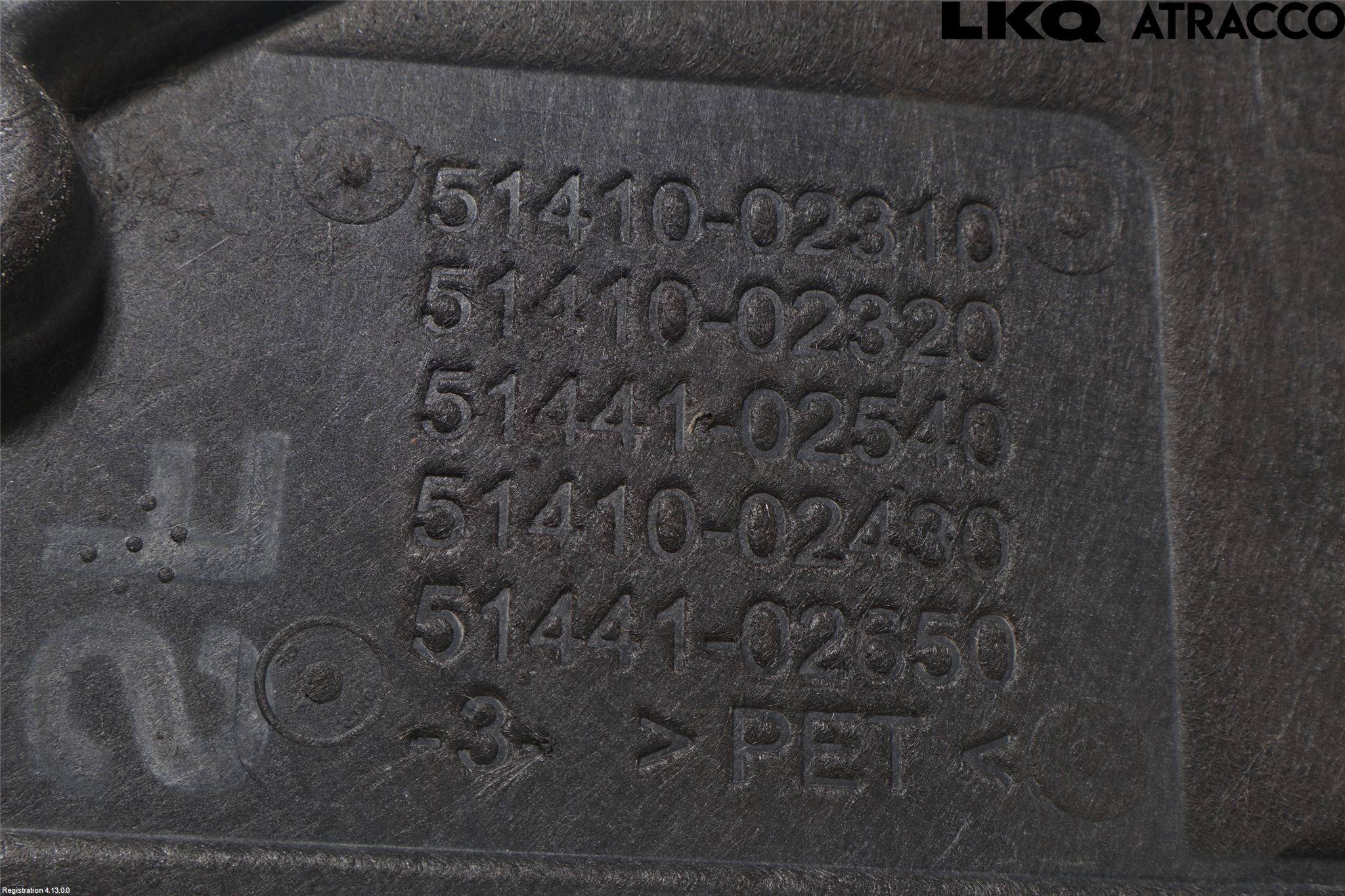 Toyota COROLLA 19- Bunnplate U Motor-Gear-Dørk