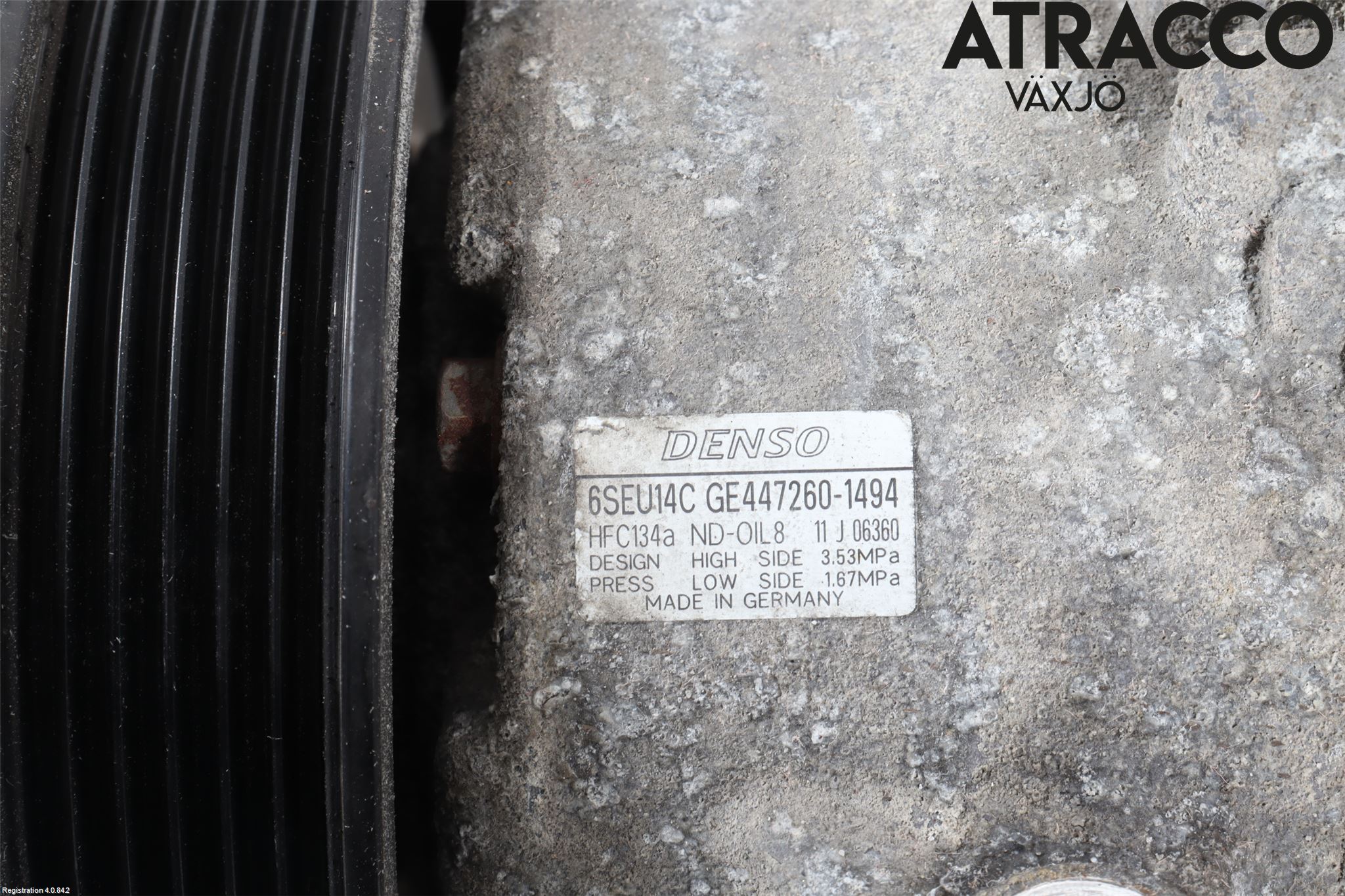 Toyota AURIS 07-09 Varme Ac Kompressor