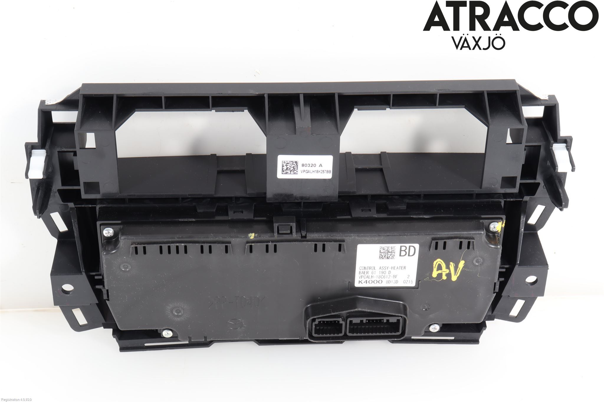 Mazda 3 III 14-19 Varme Ac Betjening-Display
