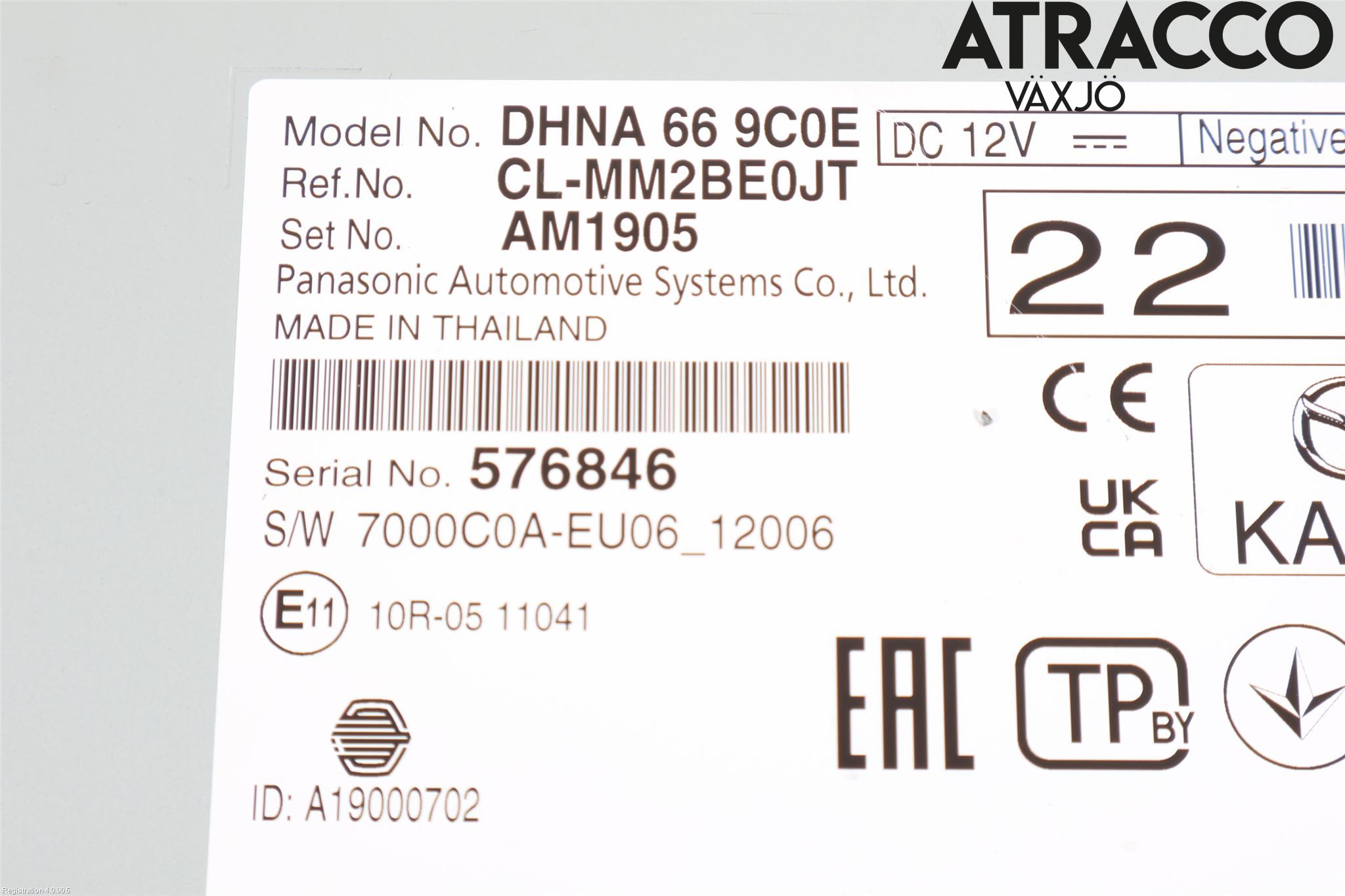 Mazda CX-30 20- Stereo Radio Med Cd