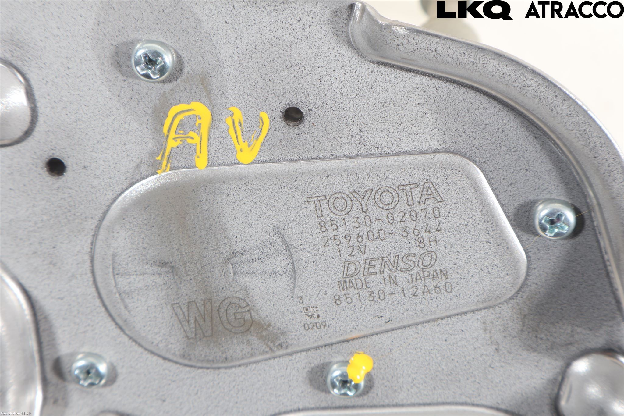 Toyota COROLLA 19- Viskermotor Bakluke