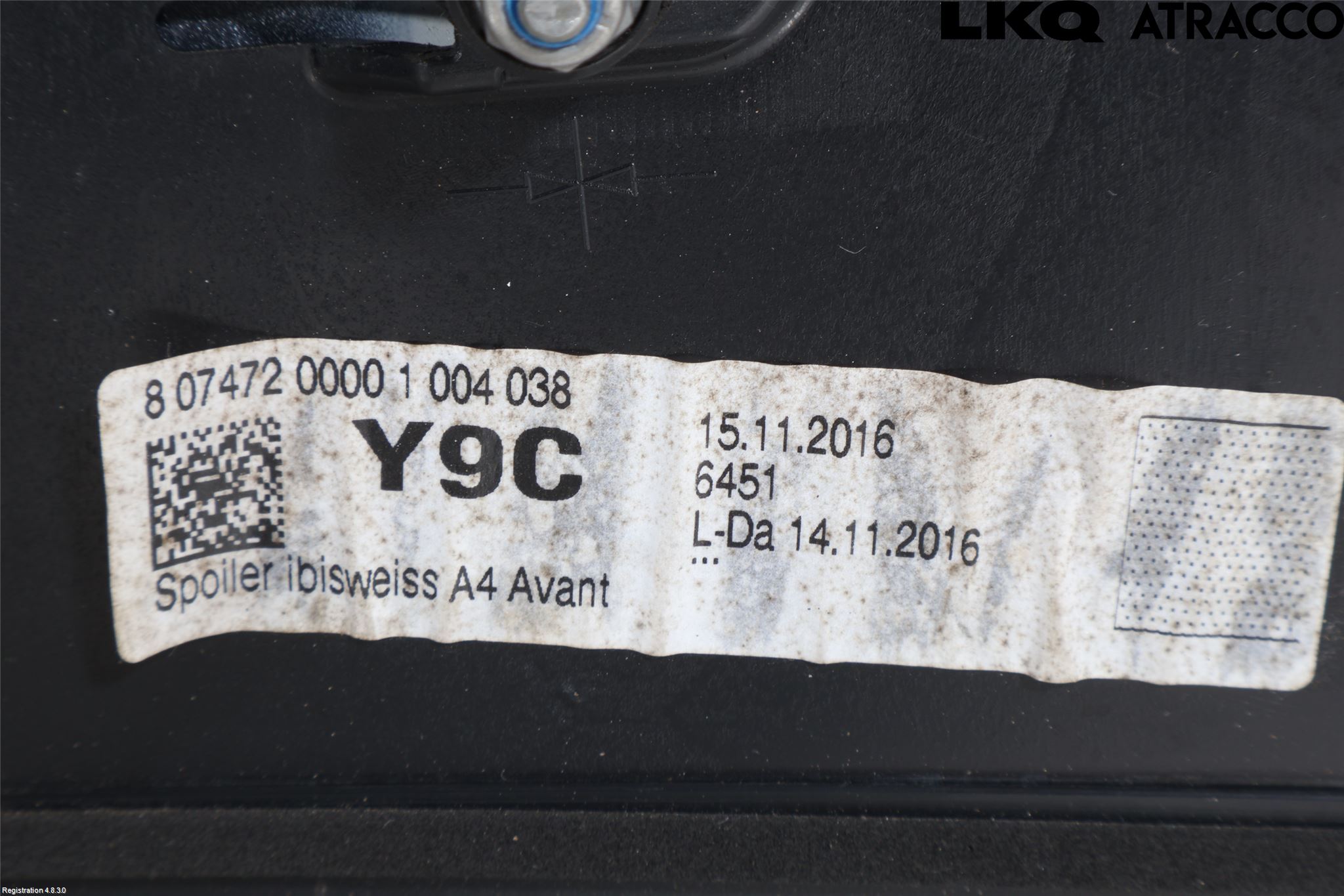 Audi A4/S4 B9 16-19 Spoiler Bakluke