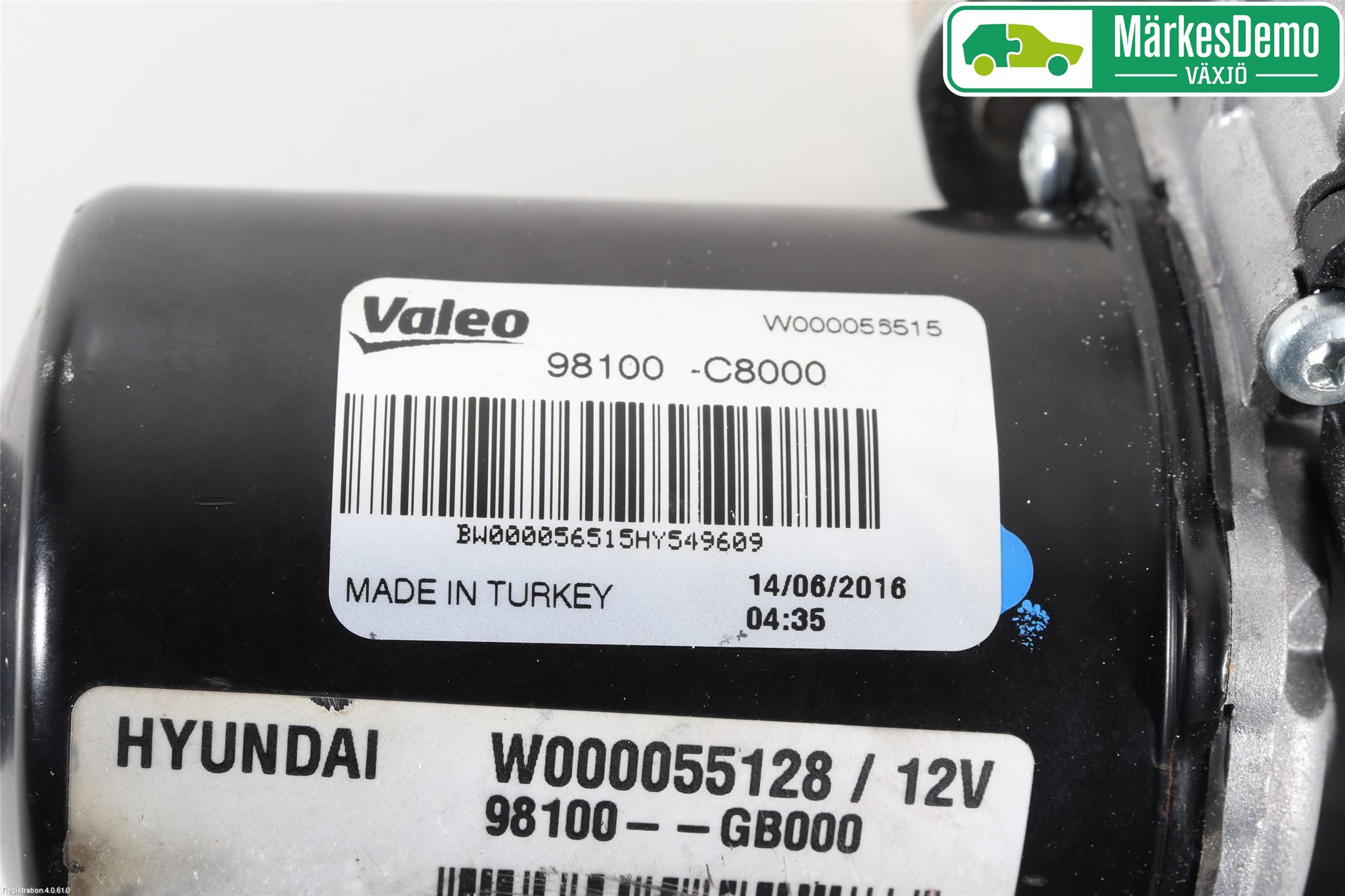 Hyundai i20 GB 15-20 Viskermotor Frontrute