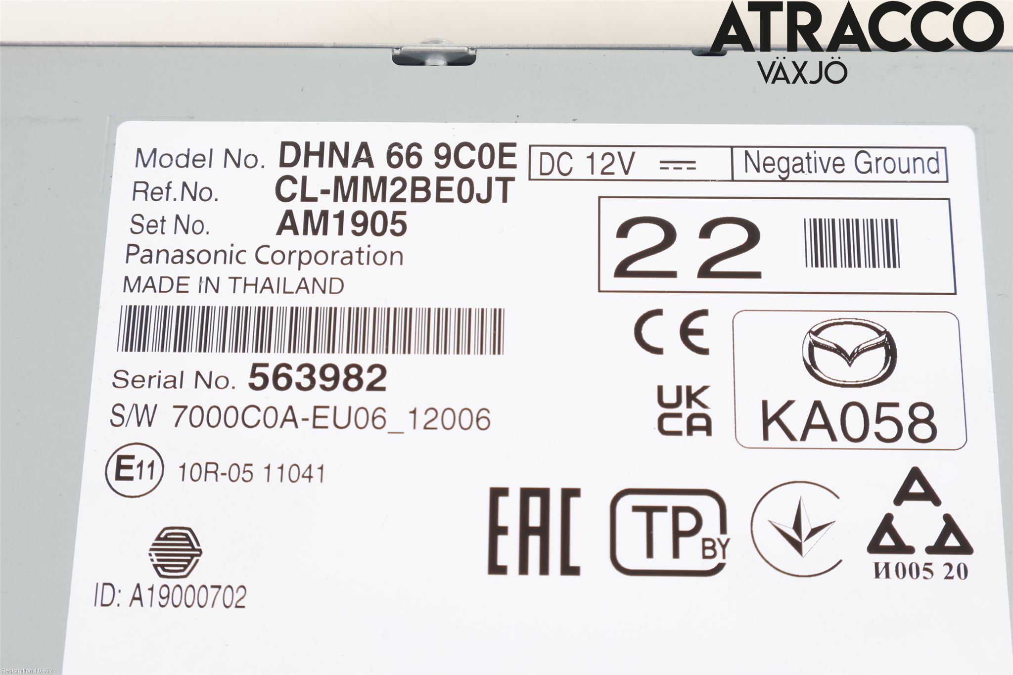 Mazda 3 IV 19- Stereo Radio Med Cd